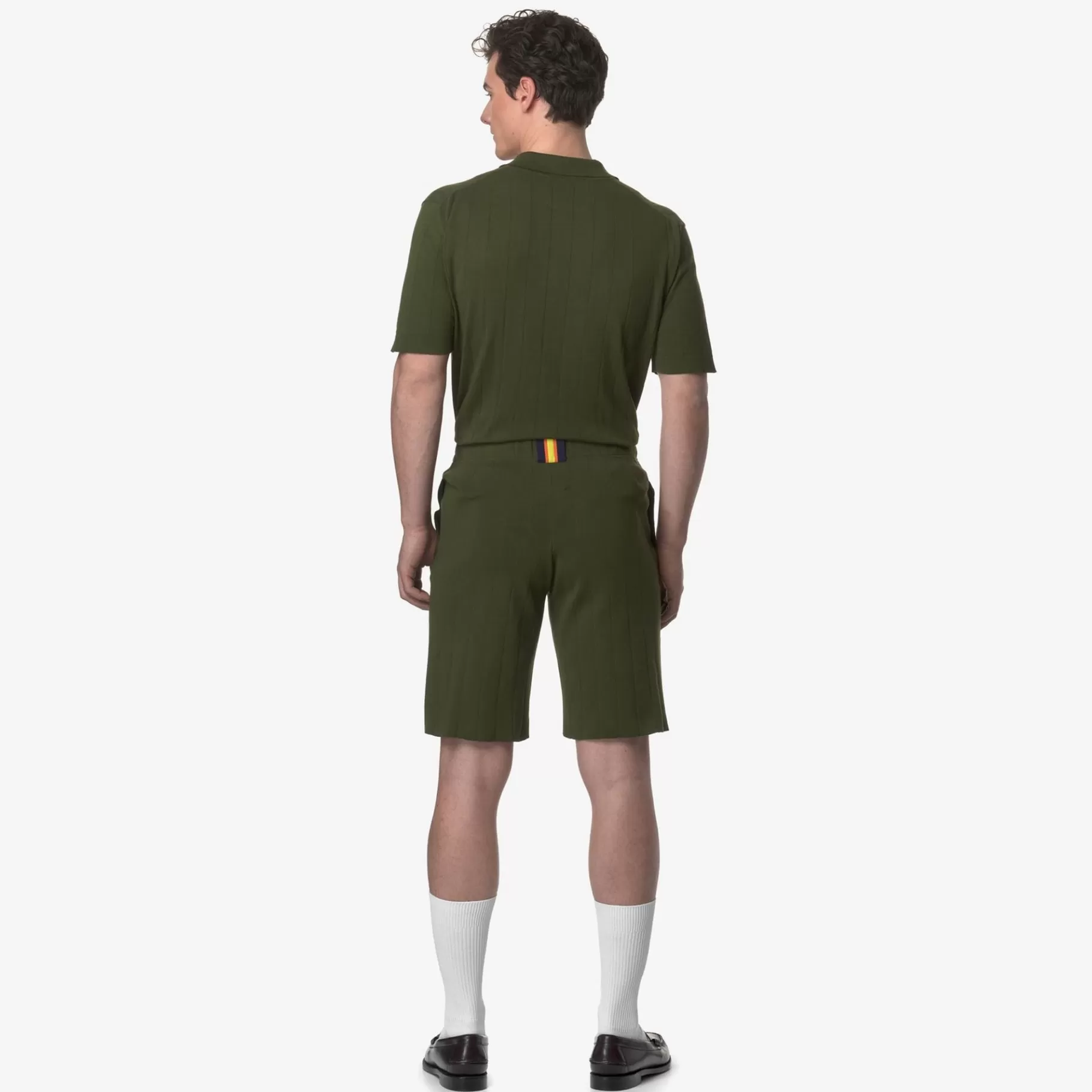 Shorts*K-WAY Leoben Knitted - Shorts - Sportshorts - Unisex - Green Sphagnum