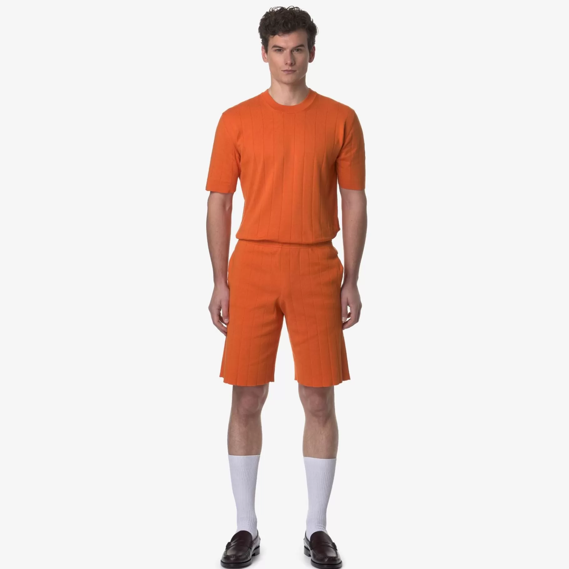 Shorts*K-WAY Leoben Knitted - Shorts - Sportshorts - Unisex - Orange