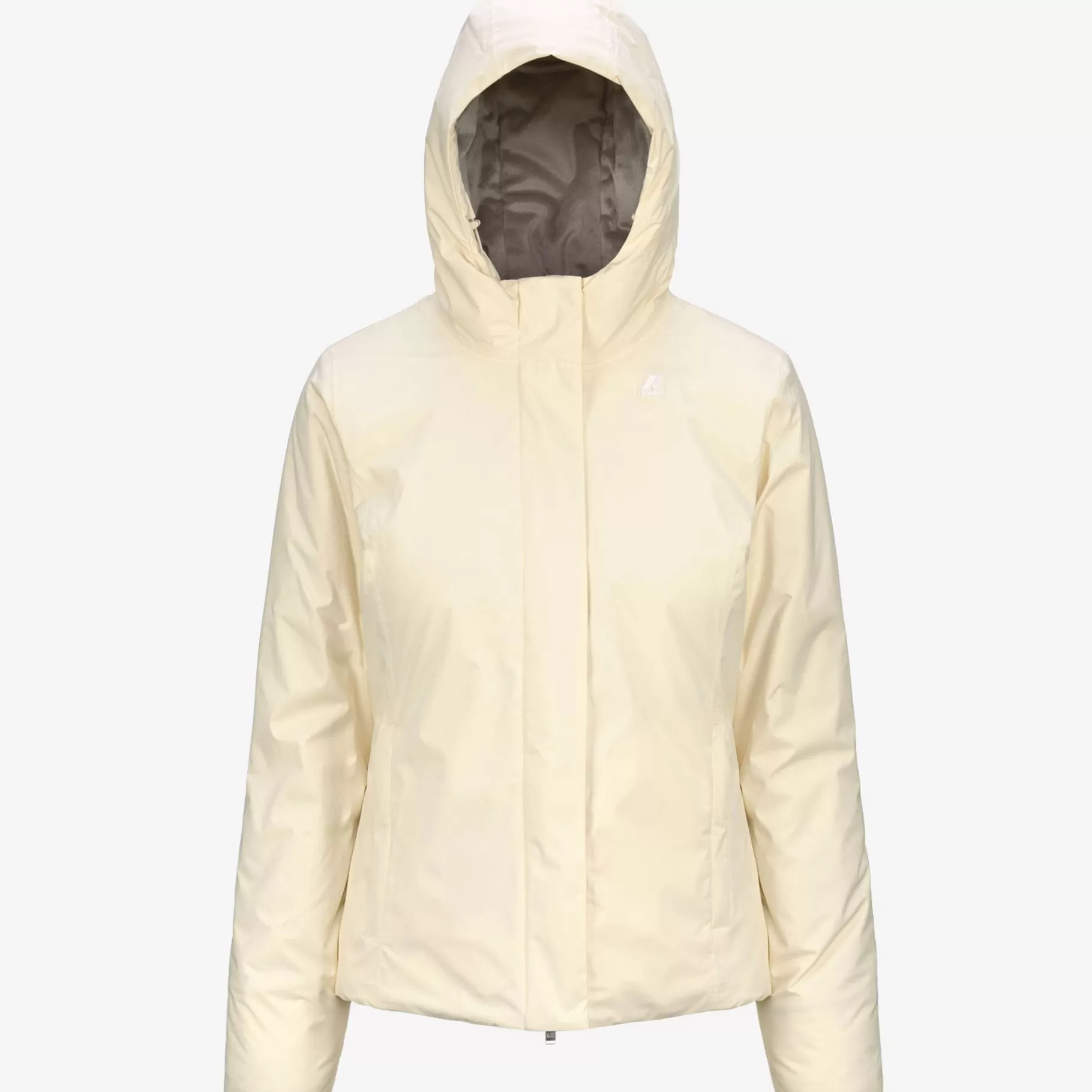 Short Jackets*K-WAY Lily Micro Ripstop Marmotta - Jackets - Short - Woman - Beige E-Grey B