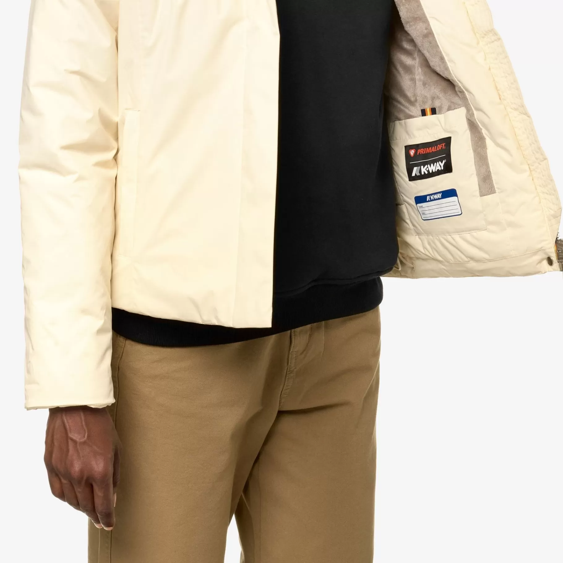 Short Jackets*K-WAY Lily Micro Ripstop Marmotta - Jackets - Short - Woman - Beige E-Grey B