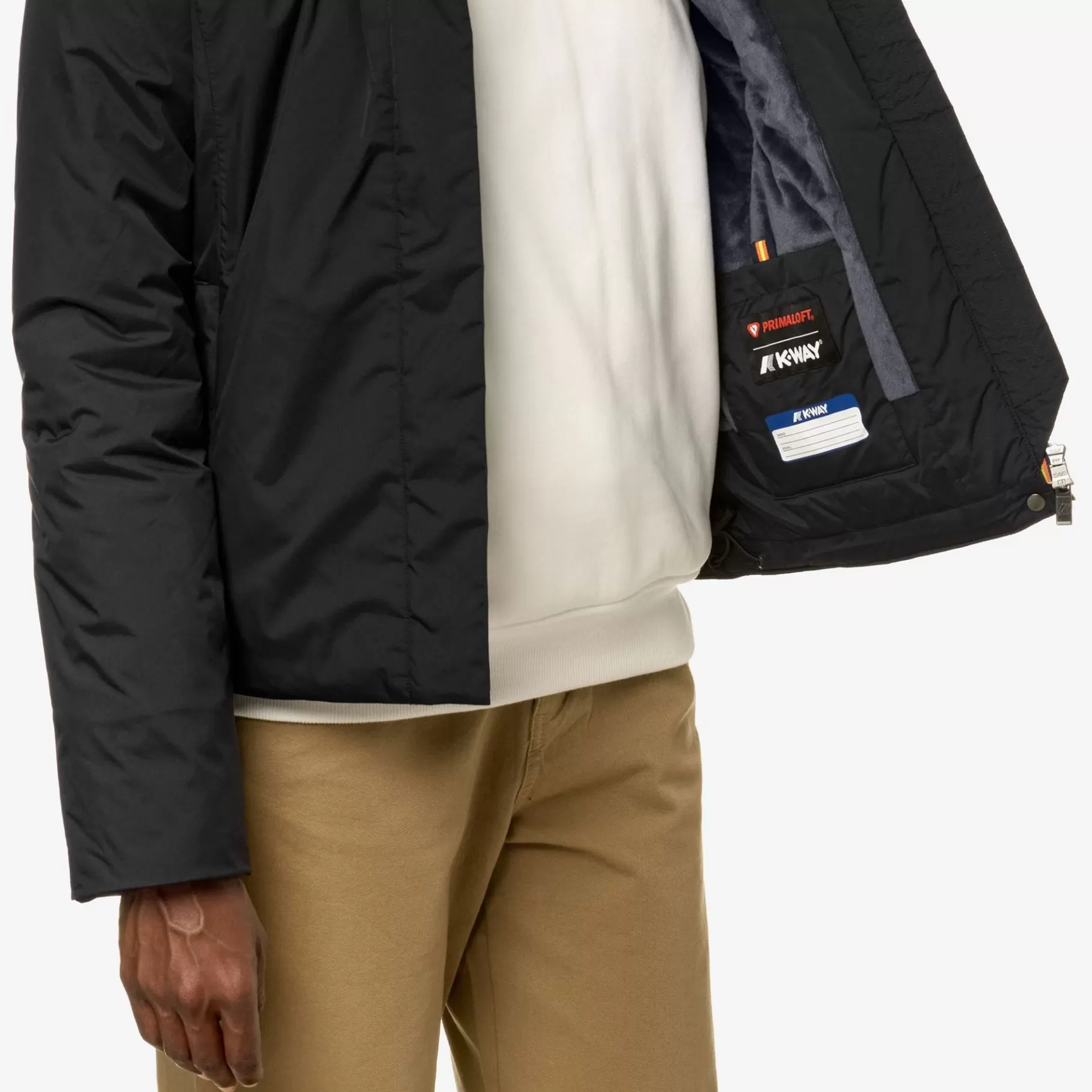 Short Jackets*K-WAY Lily Micro Ripstop Marmotta - Jackets - Short - Woman - Black P-Blue A