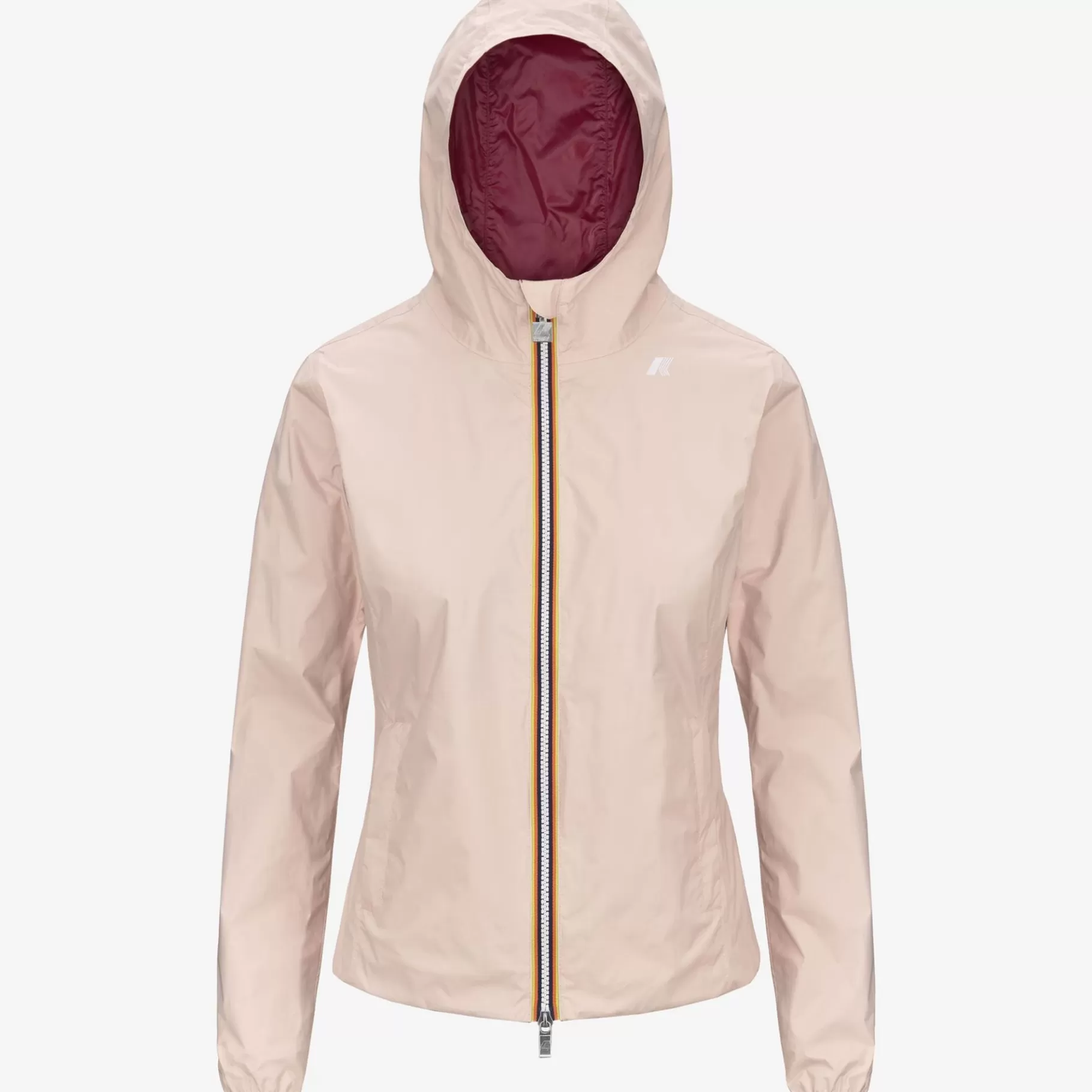 Short Jackets*K-WAY Lily Plus.2 Reversible - Jackets - Short - Woman - Pink Gardenia-Red Dk
