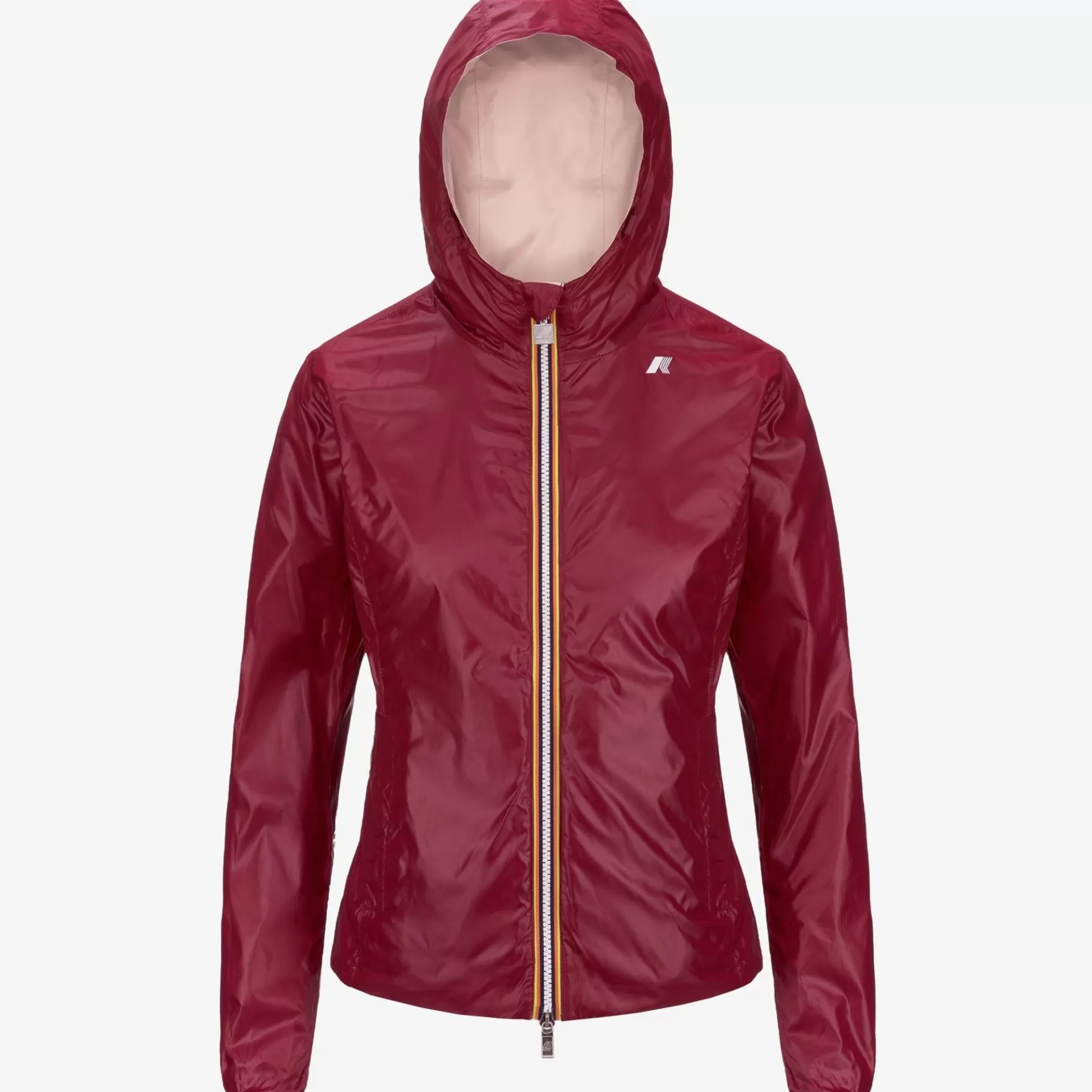 Short Jackets*K-WAY Lily Plus.2 Reversible - Jackets - Short - Woman - Pink Gardenia-Red Dk