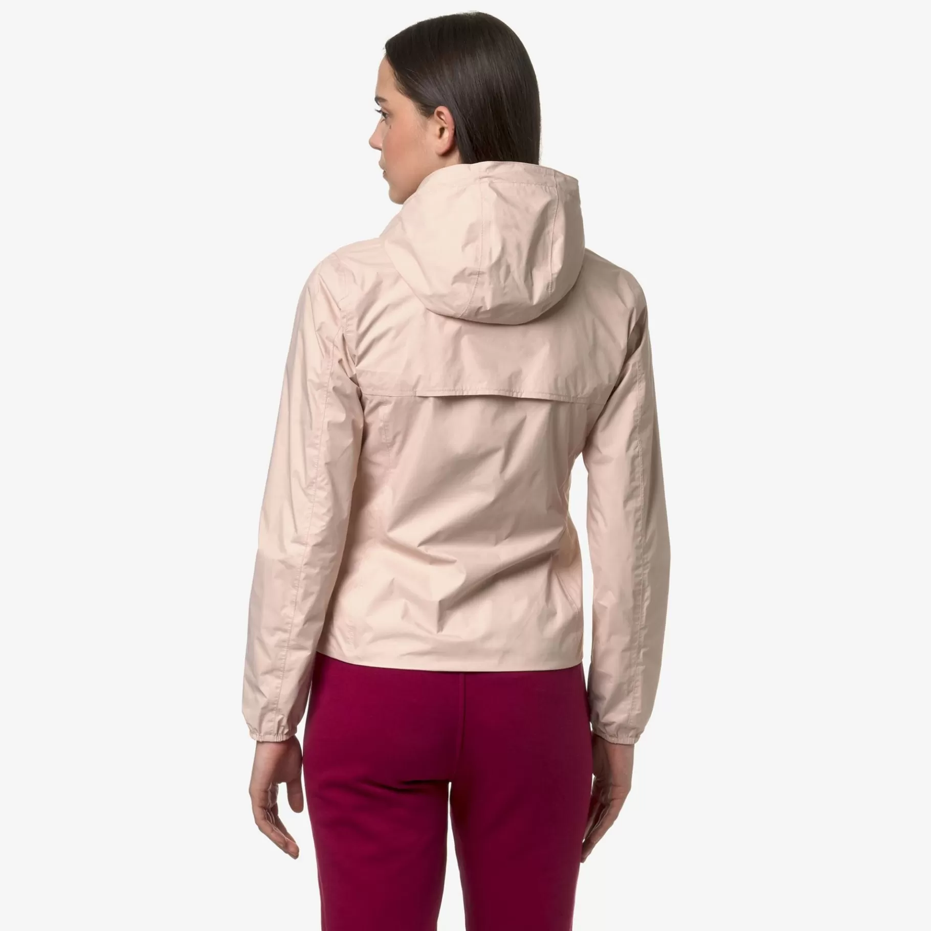 Short Jackets*K-WAY Lily Plus.2 Reversible - Jackets - Short - Woman - Pink Gardenia-Red Dk