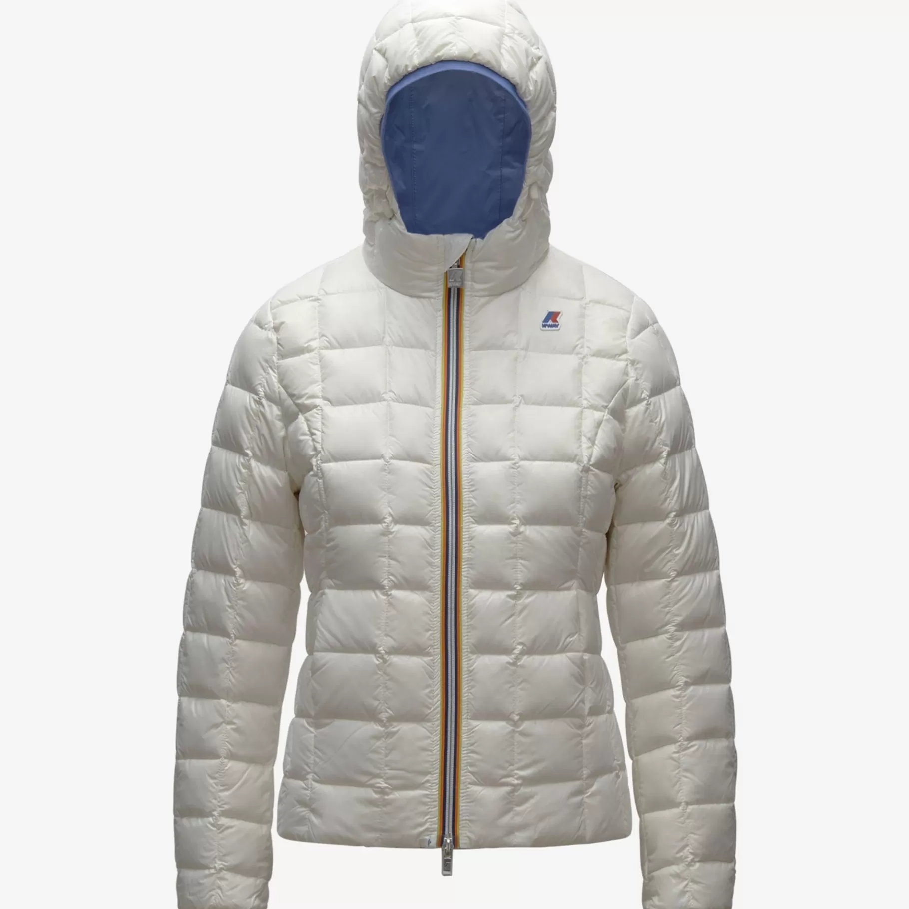Short Jackets*K-WAY Lily Thermo Plus.2 Reversible - Jackets - Short - Woman - Azure Dk-White Milk