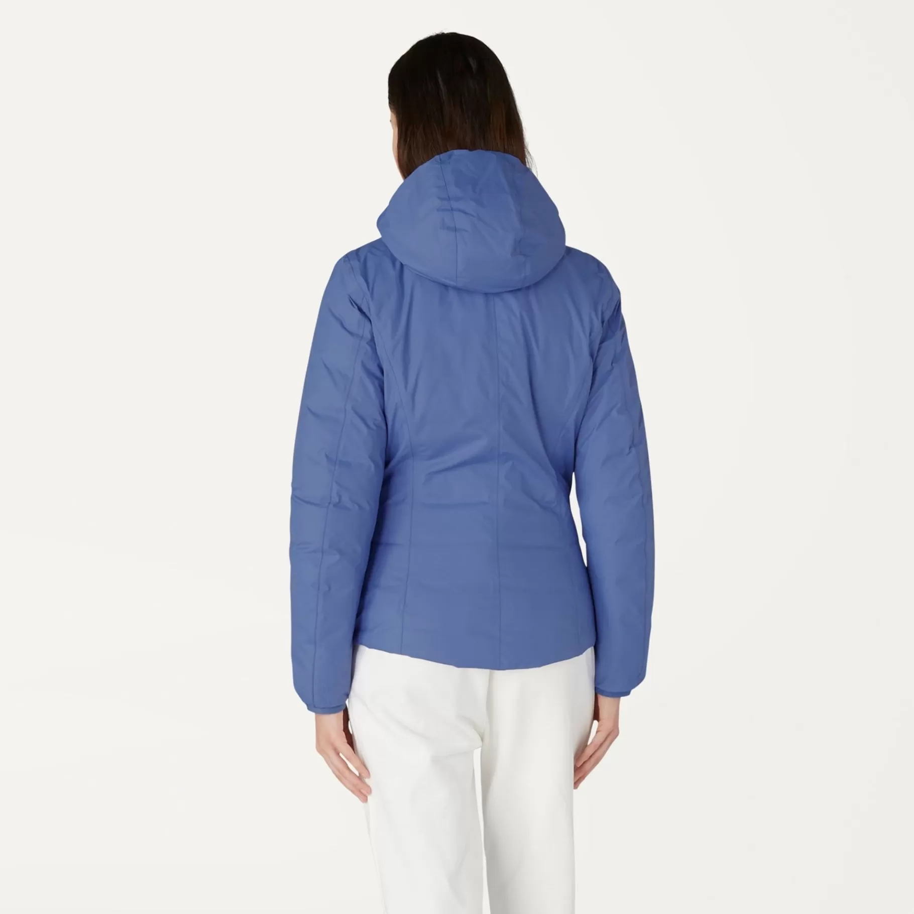 Short Jackets*K-WAY Lily Thermo Plus.2 Reversible - Jackets - Short - Woman - Azure Dk-White Milk