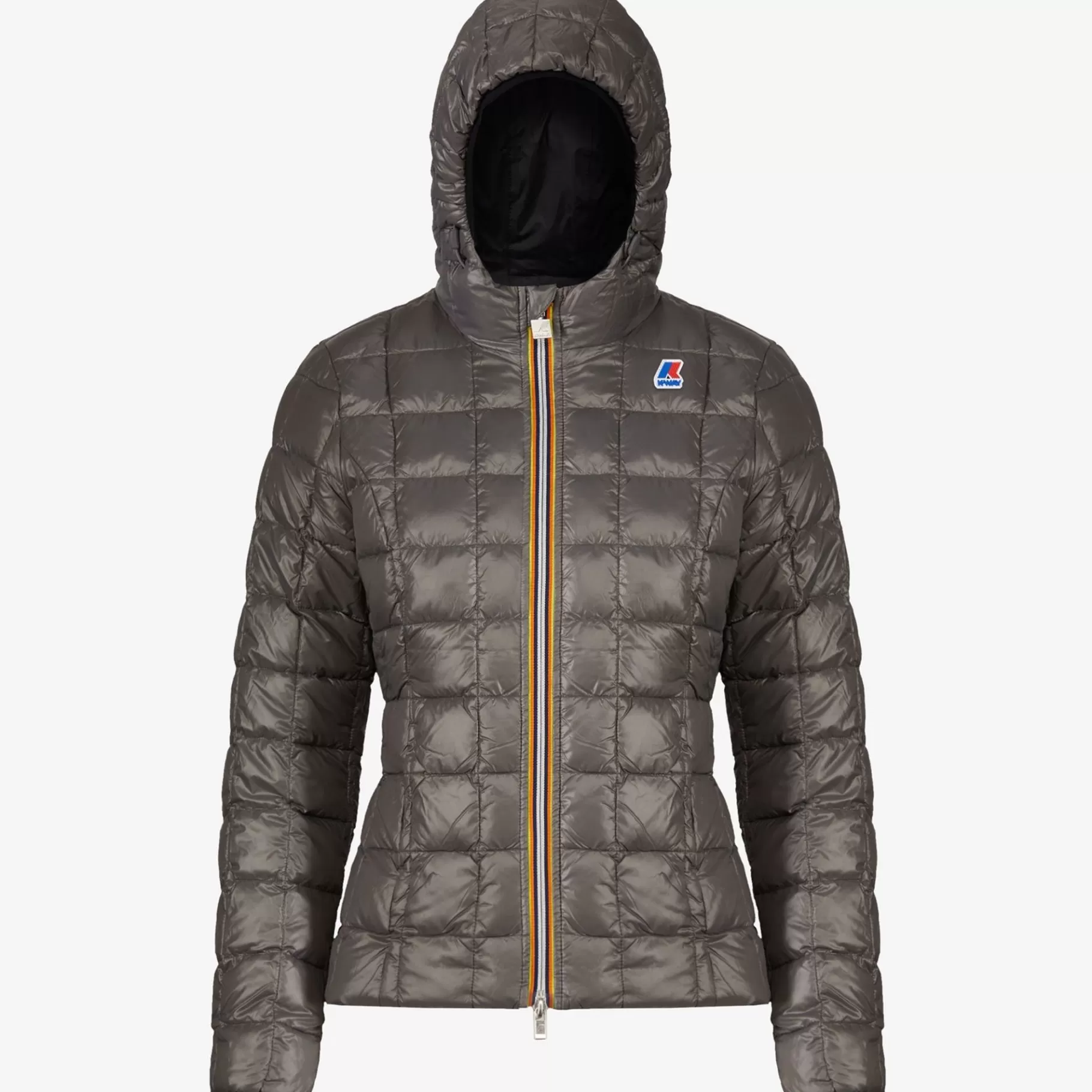 Short Jackets*K-WAY Lily Thermo Plus.2 Reversible - Jackets - Short - Woman - Black Pure-Grey Smoked