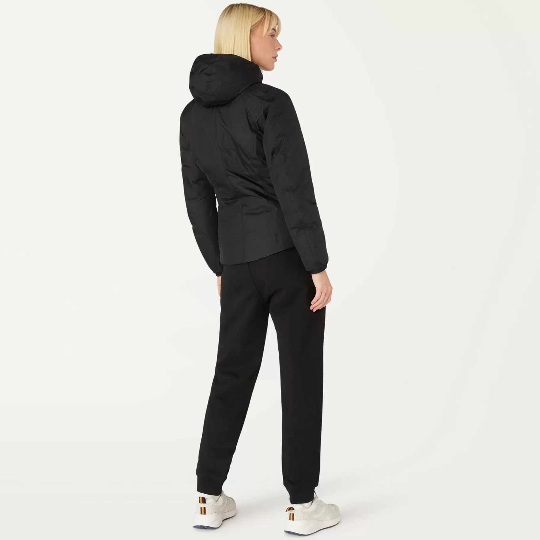 Short Jackets*K-WAY Lily Thermo Plus.2 Reversible - Jackets - Short - Woman - Black Pure-Grey Smoked