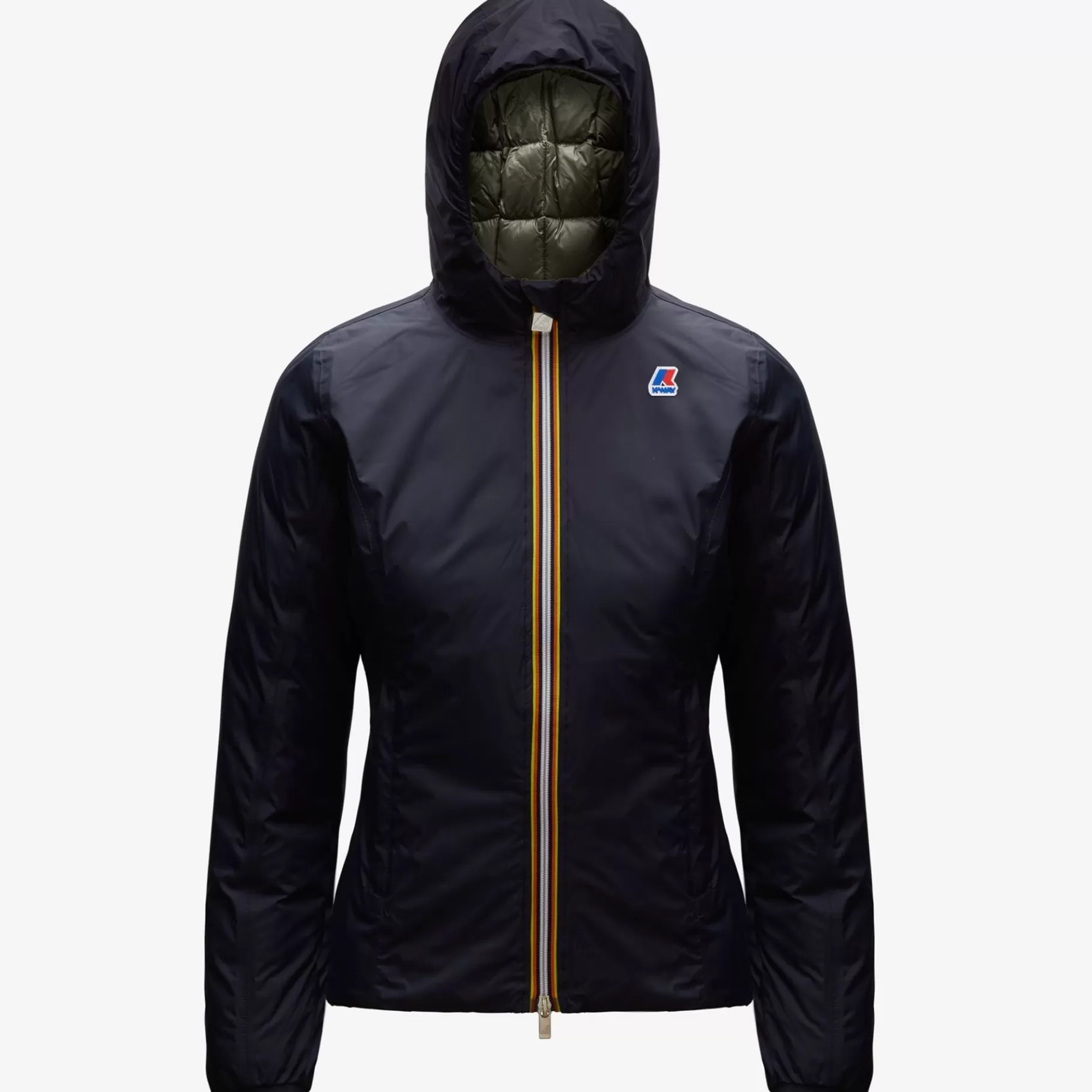 Short Jackets*K-WAY Lily Thermo Plus.2 Reversible - Jackets - Short - Woman - Blue Depth-Black Torba