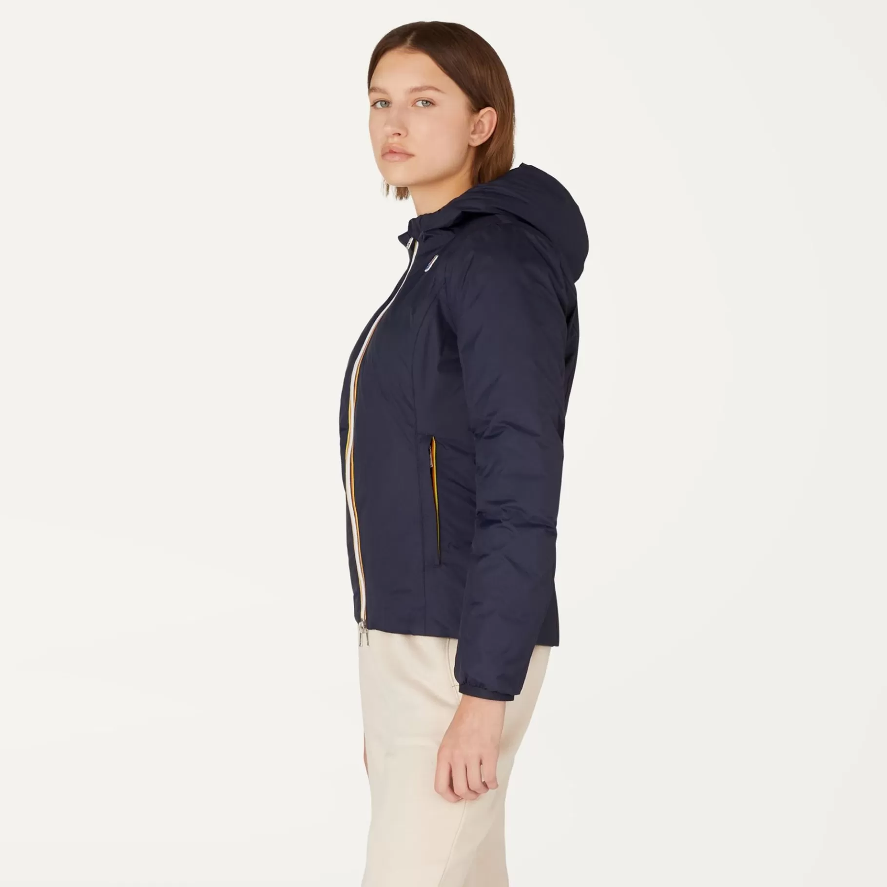 Short Jackets*K-WAY Lily Thermo Plus.2 Reversible - Jackets - Short - Woman - Blue Depth-Black Torba