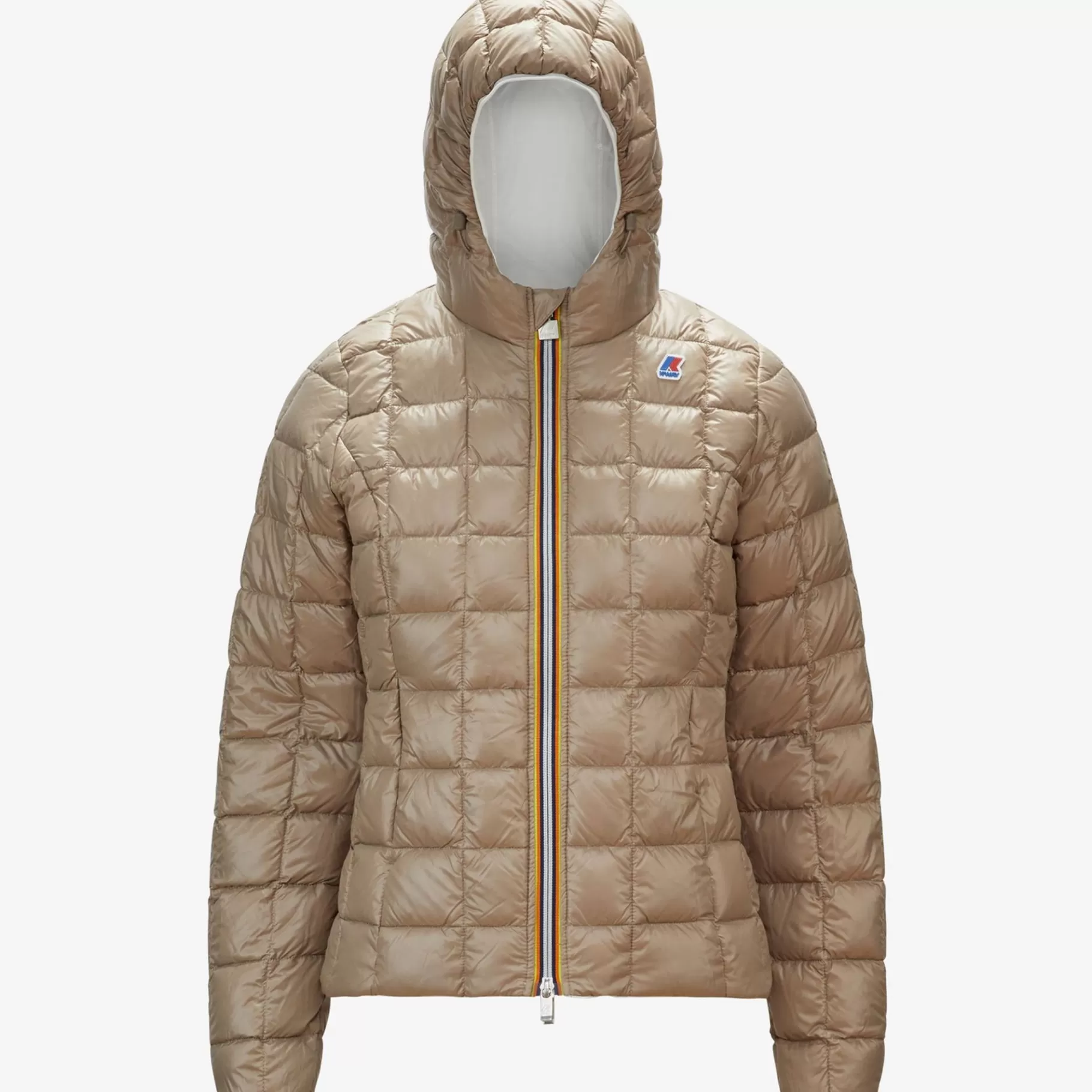 Short Jackets*K-WAY Lily Thermo Plus.2 Reversible - Jackets - Short - Woman - White Milk-Beige Taupe