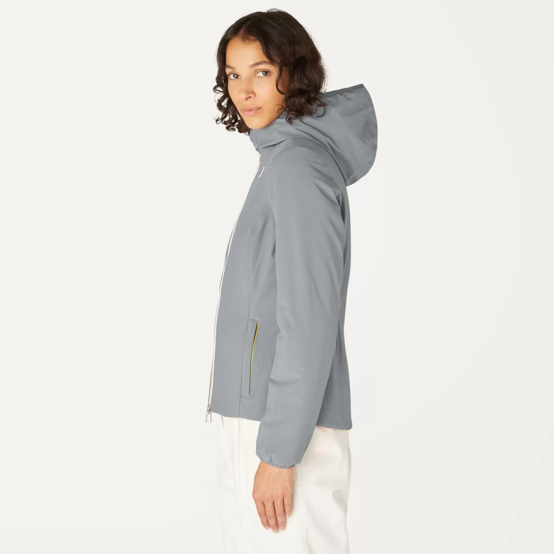 Short Jackets*K-WAY Lily Warm Reversible - Jackets - Short - Woman - Grey Md Steel-Pink Dafne