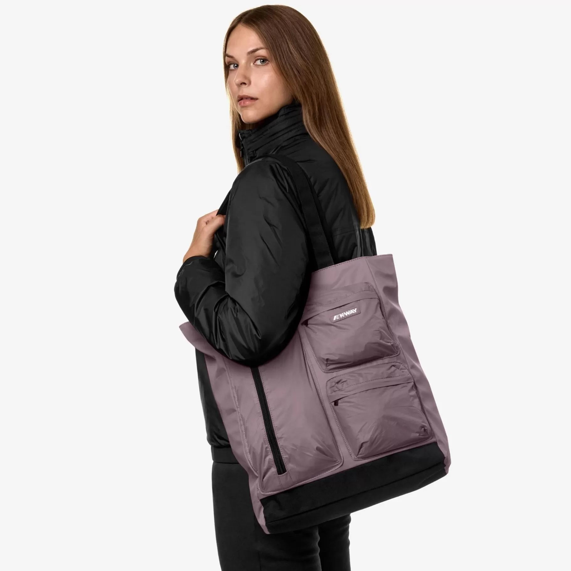 Bags And Duffle Bags*K-WAY Lorey - Bags - Shopping Bag - Unisex - Violet Dusty