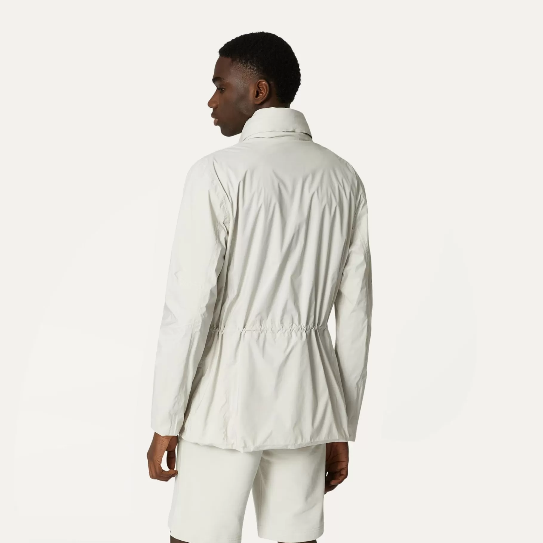 Short Jackets*K-WAY Manphy Stretch Nylon Jersey - Jackets - Short - Man - Beige Lt