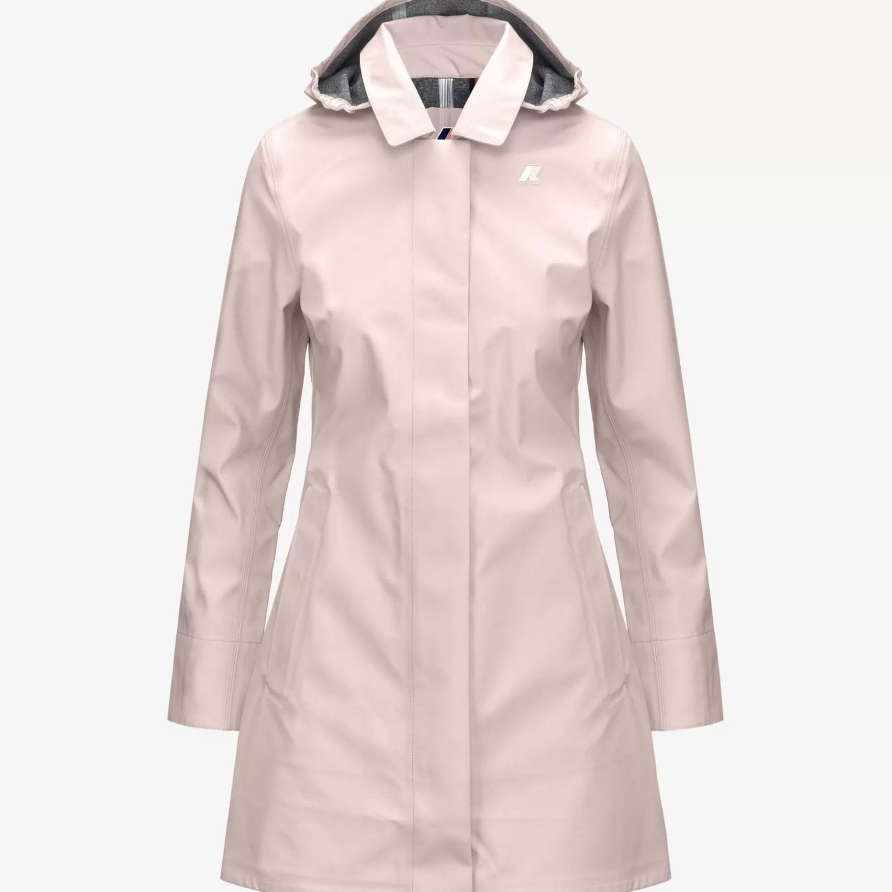 Coats And Long Jackets*K-WAY Mathy Bonded Jersey - Jackets - Mid - Woman - Pink Gardenia