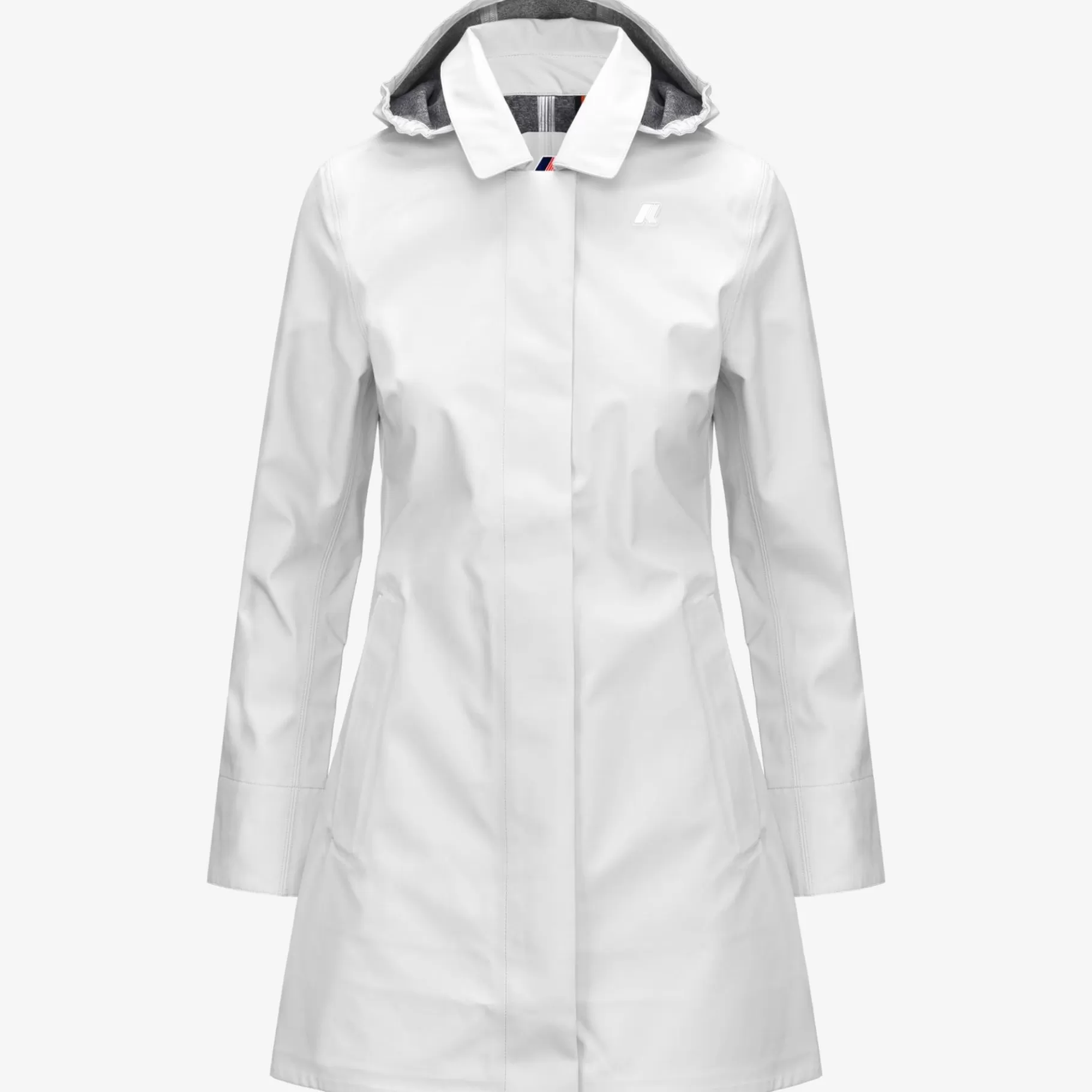 Coats And Long Jackets*K-WAY Mathy Bonded Jersey - Jackets - Mid - Woman - White