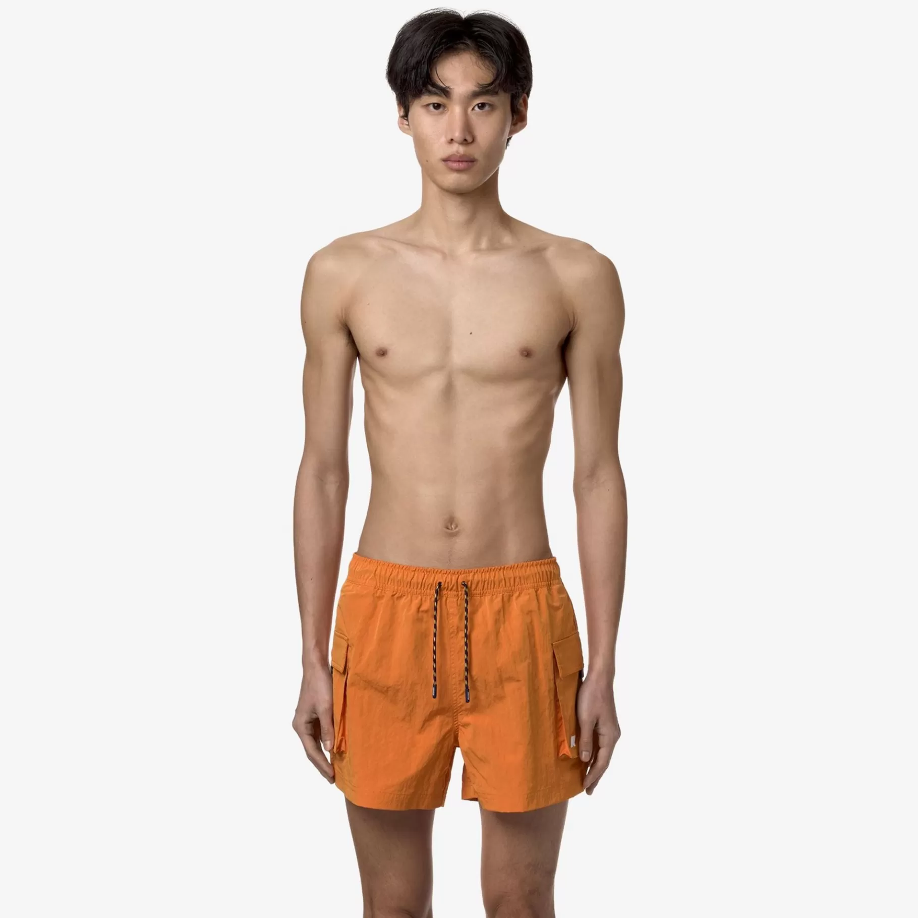 Swimwear*K-WAY Mellow Mini Ripstop - Bathing Suits - Swimming Trunk - Man - Orange Md