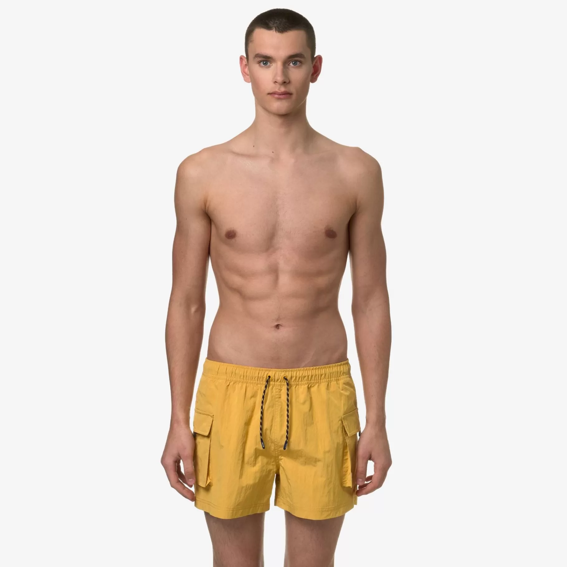 Swimwear*K-WAY Mellow Mini Ripstop - Bathing Suits - Swimming Trunk - Man - Yellow Mimosa