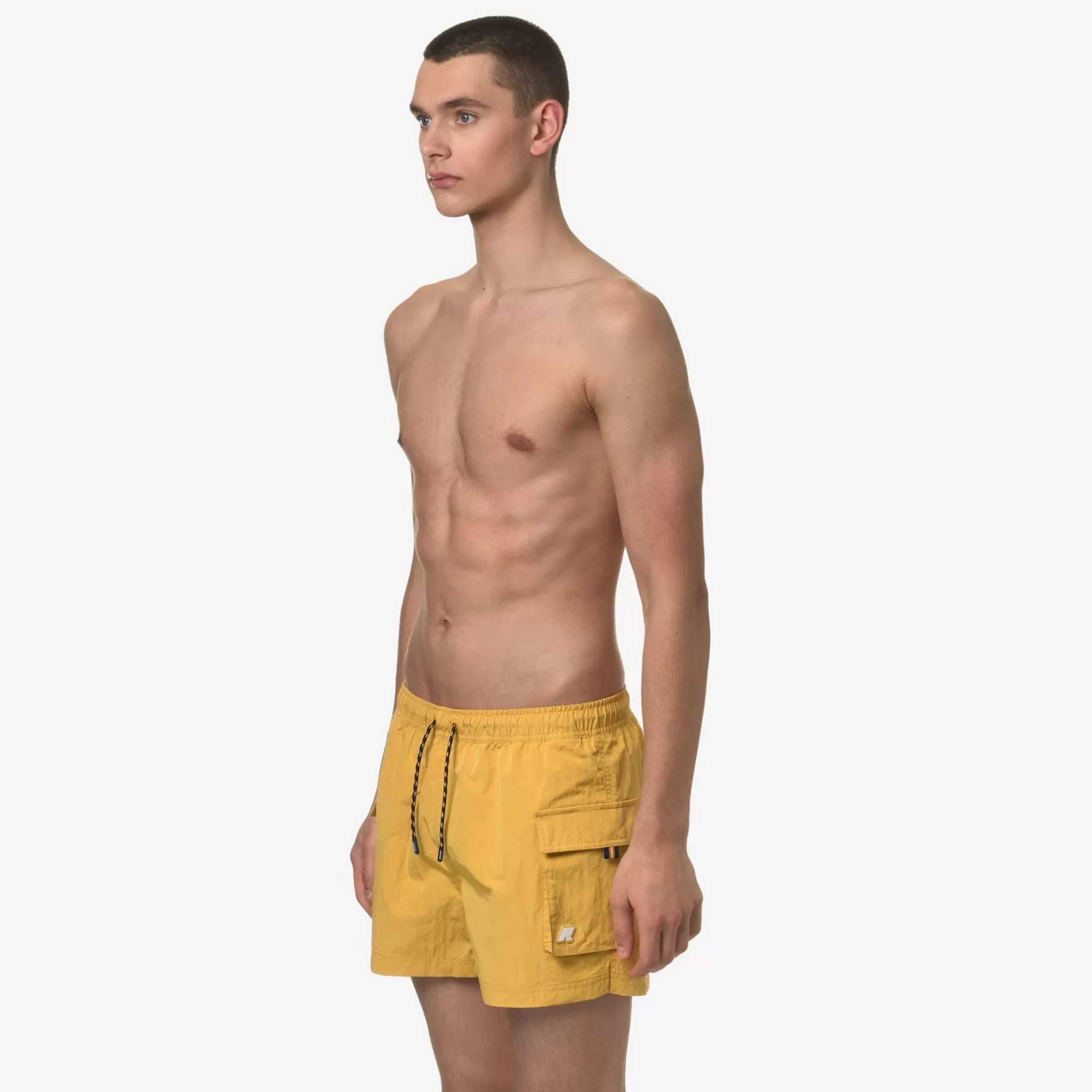 Swimwear*K-WAY Mellow Mini Ripstop - Bathing Suits - Swimming Trunk - Man - Yellow Mimosa