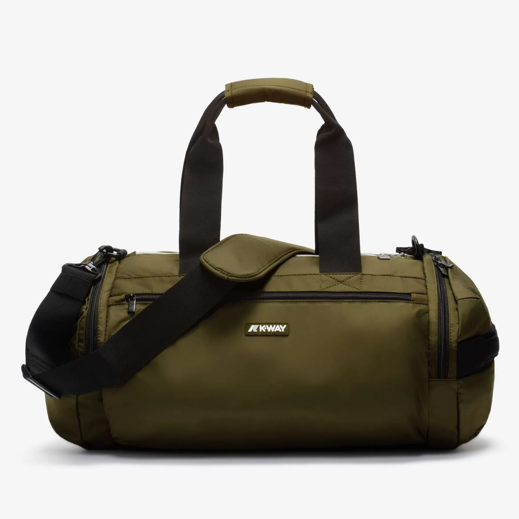 Bags And Duffle Bags*K-WAY Mereville S - Bags - Duffle - Unisex - Green Blackish