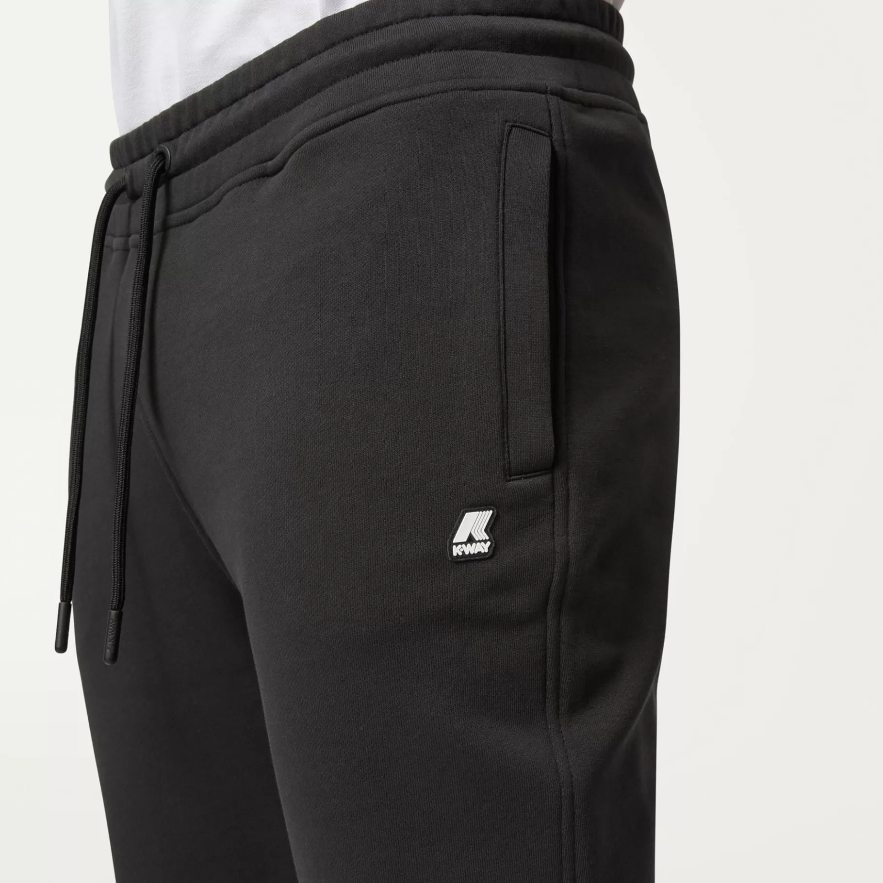 Trousers*K-WAY Mick - Pants - Sport Trousers - Man - Black Pure