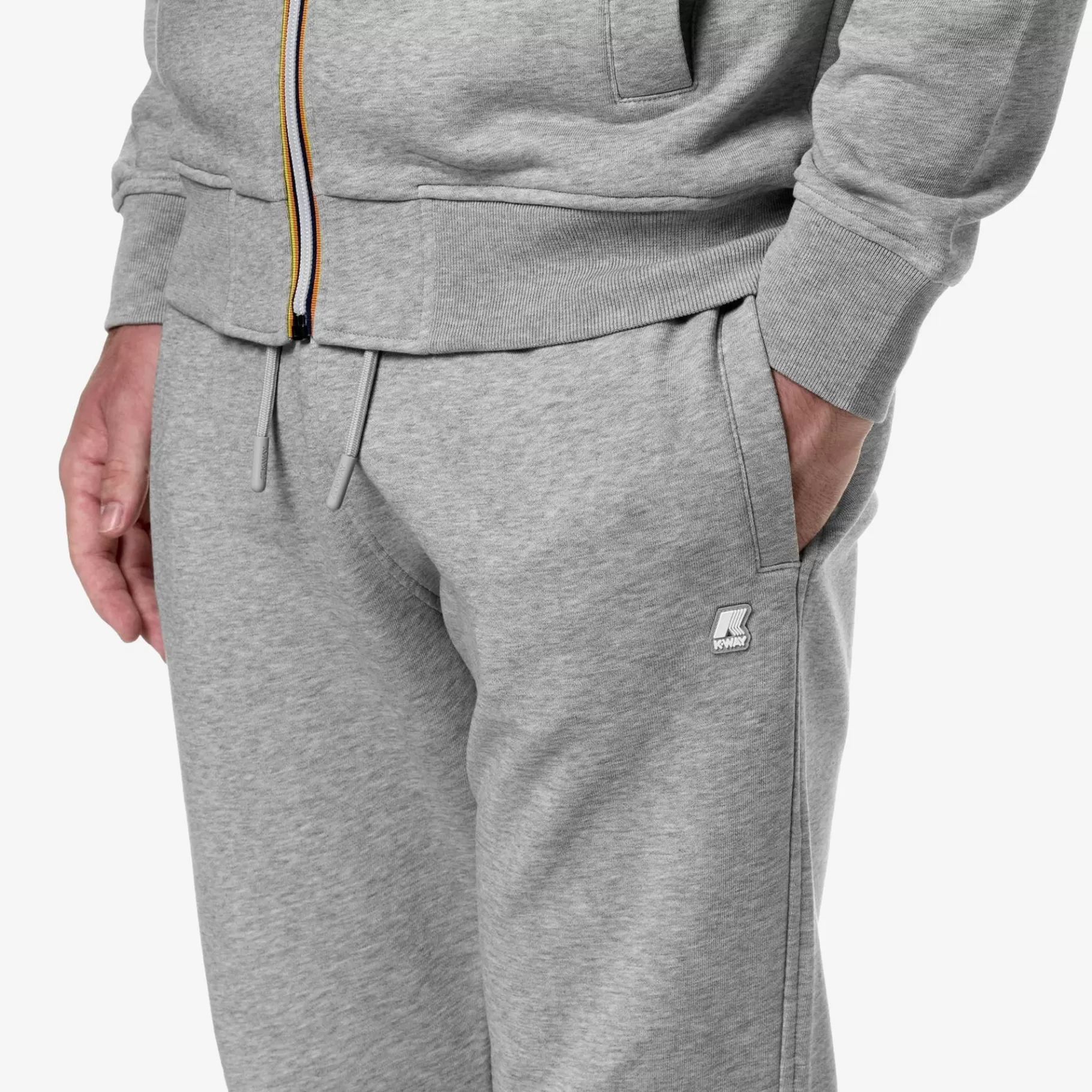 Trousers*K-WAY Mick - Pants - Sport Trousers - Man - Grey Mel