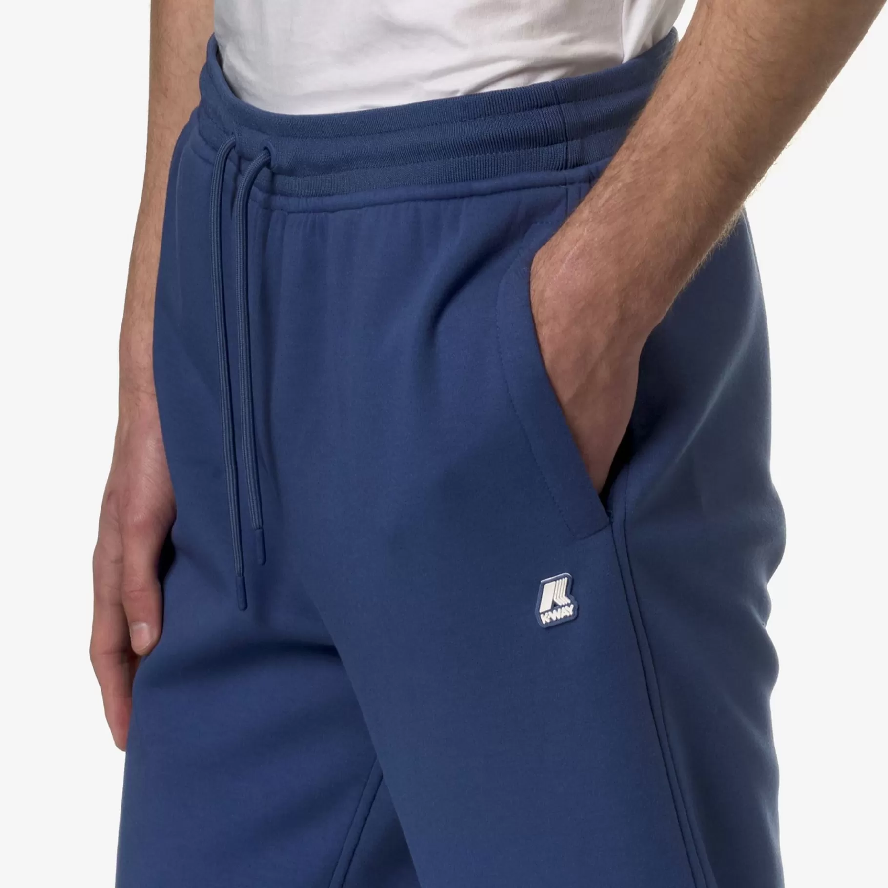 Trousers*K-WAY Mick Light Spacer - Pants - Sport Trousers - Man - Blue Fiord