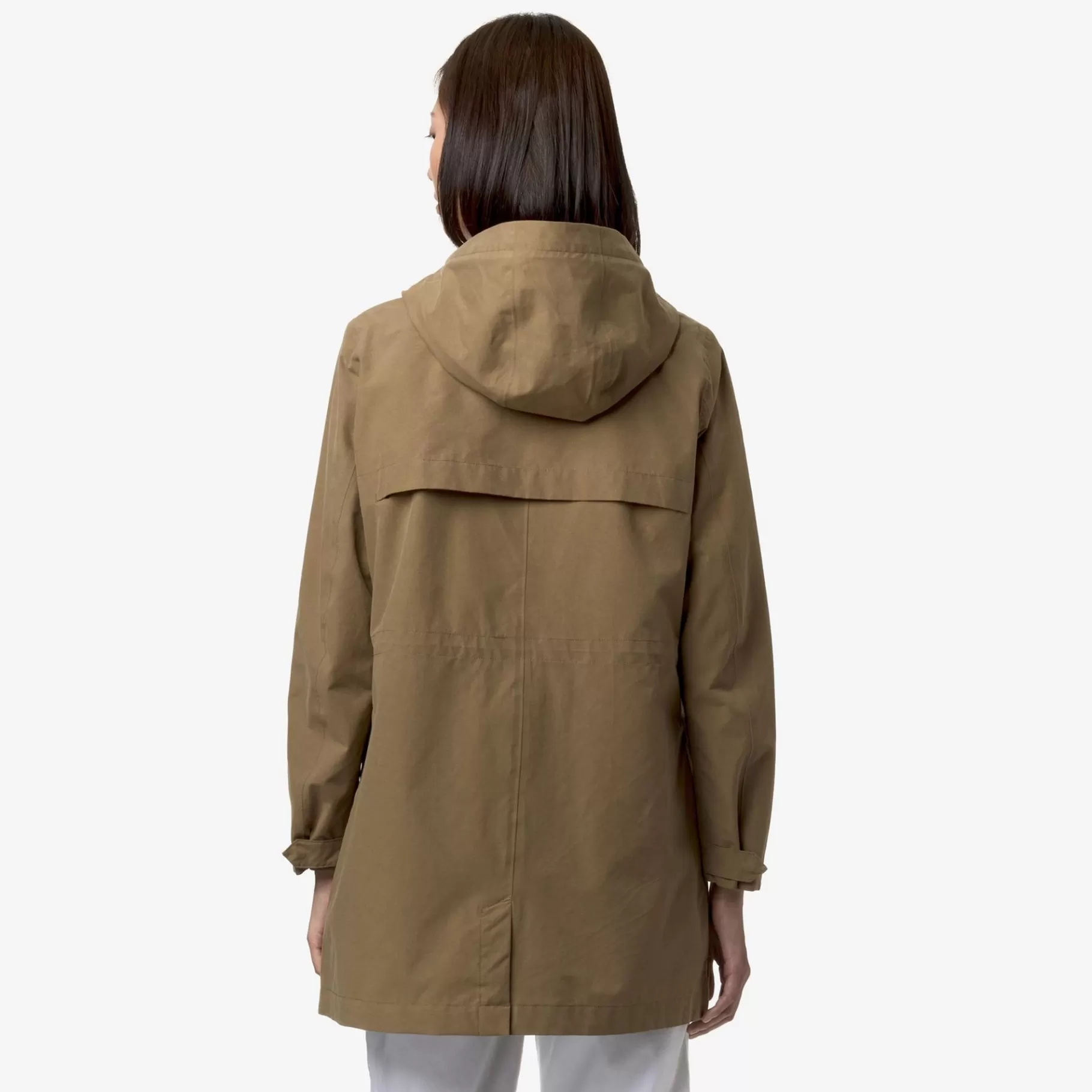 Short Jackets*K-WAY Mirelle Cotton Feel - Jackets - Short - Woman - Brown Corda