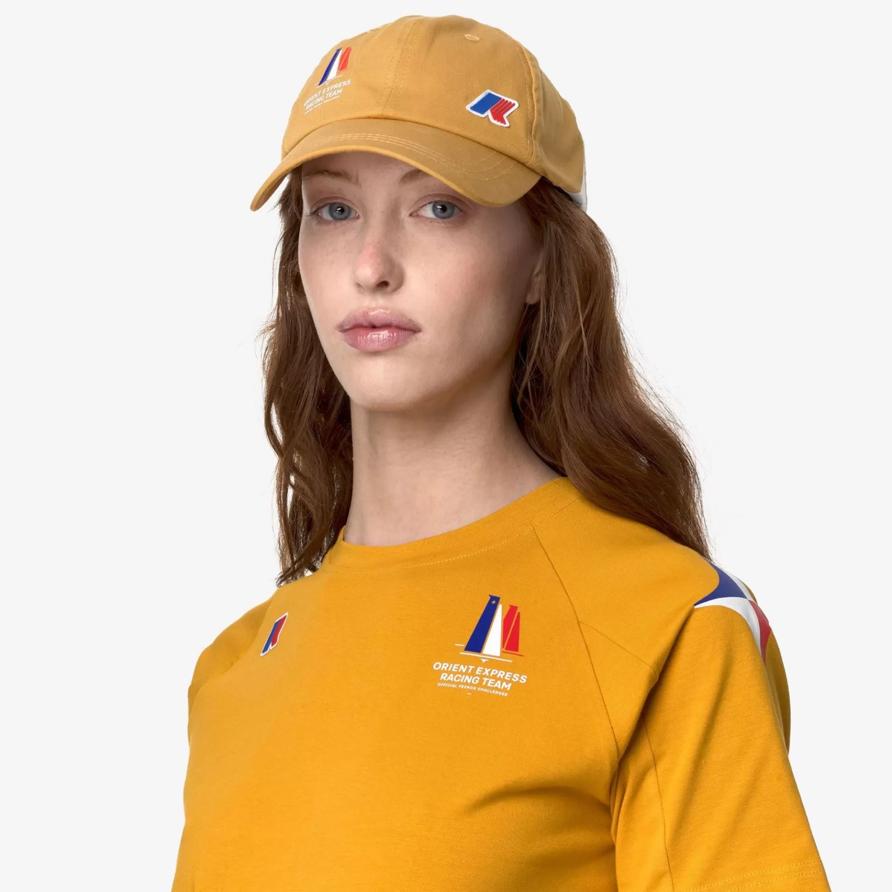 Beanies And Hats*K-WAY Mois Orient Express Ac - Headwear - Cap - Unisex - Yellow Sunflower