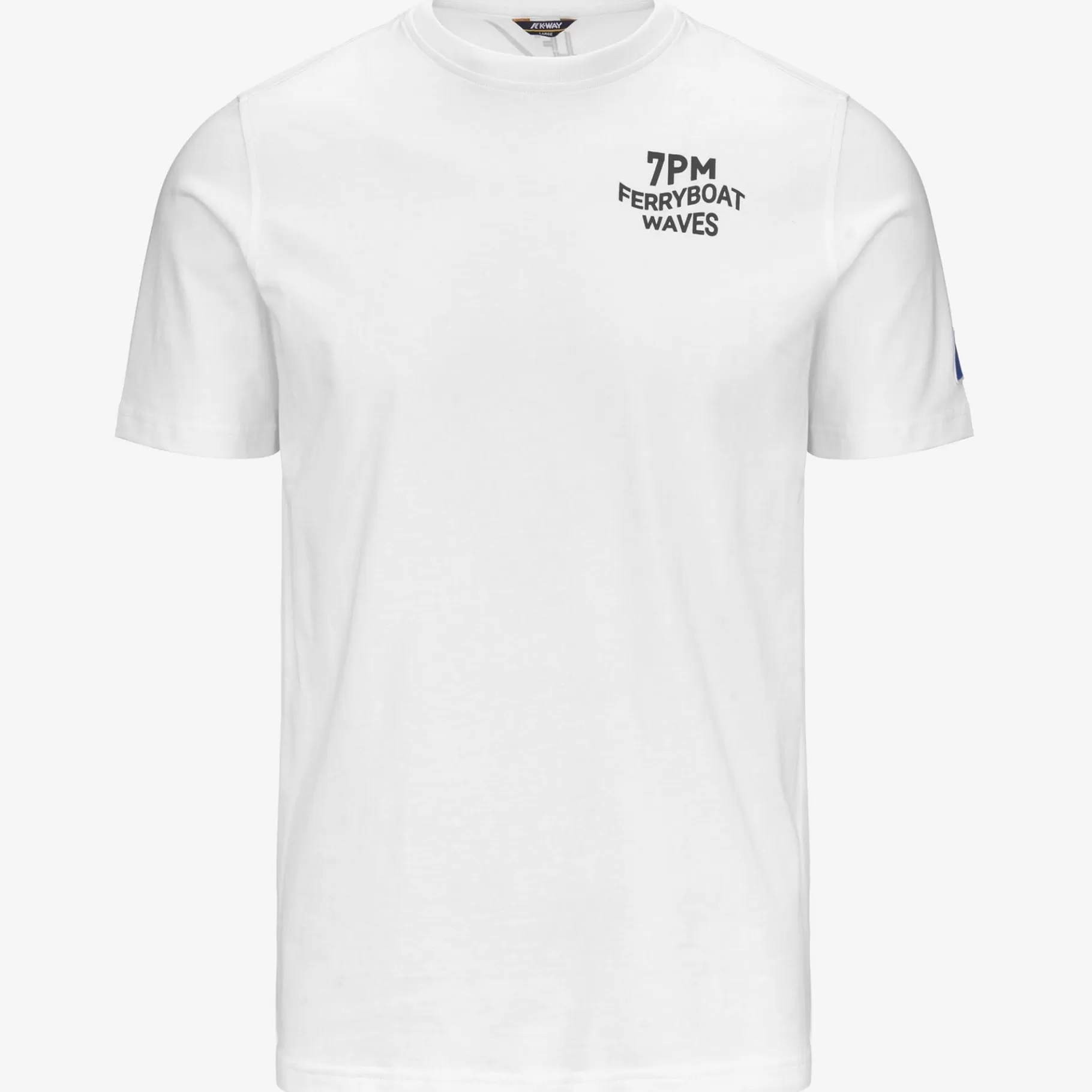 T-Shirt*K-WAY Odom Logo Lf - T-Shirtstop - T-Shirt - Unisex - White