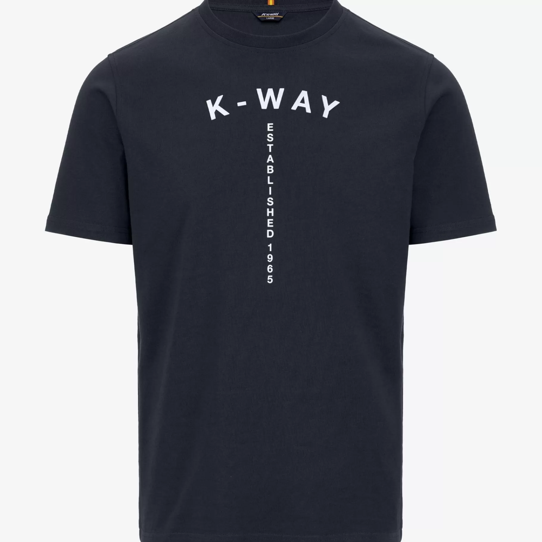 T-Shirt*K-WAY Odom Typo Est. - T-Shirtstop - T-Shirt - Man - Blue Depth