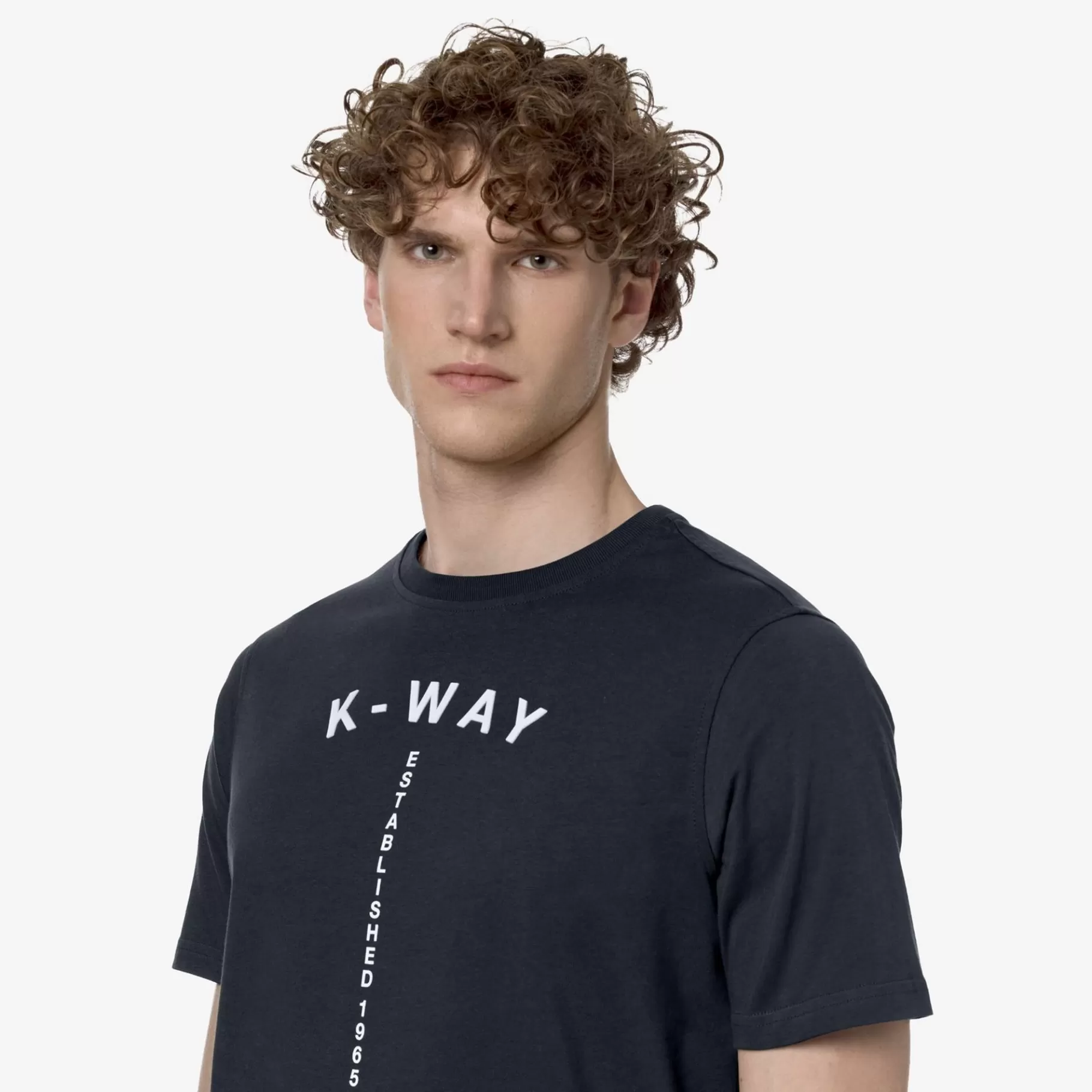 T-Shirt*K-WAY Odom Typo Est. - T-Shirtstop - T-Shirt - Man - Blue Depth