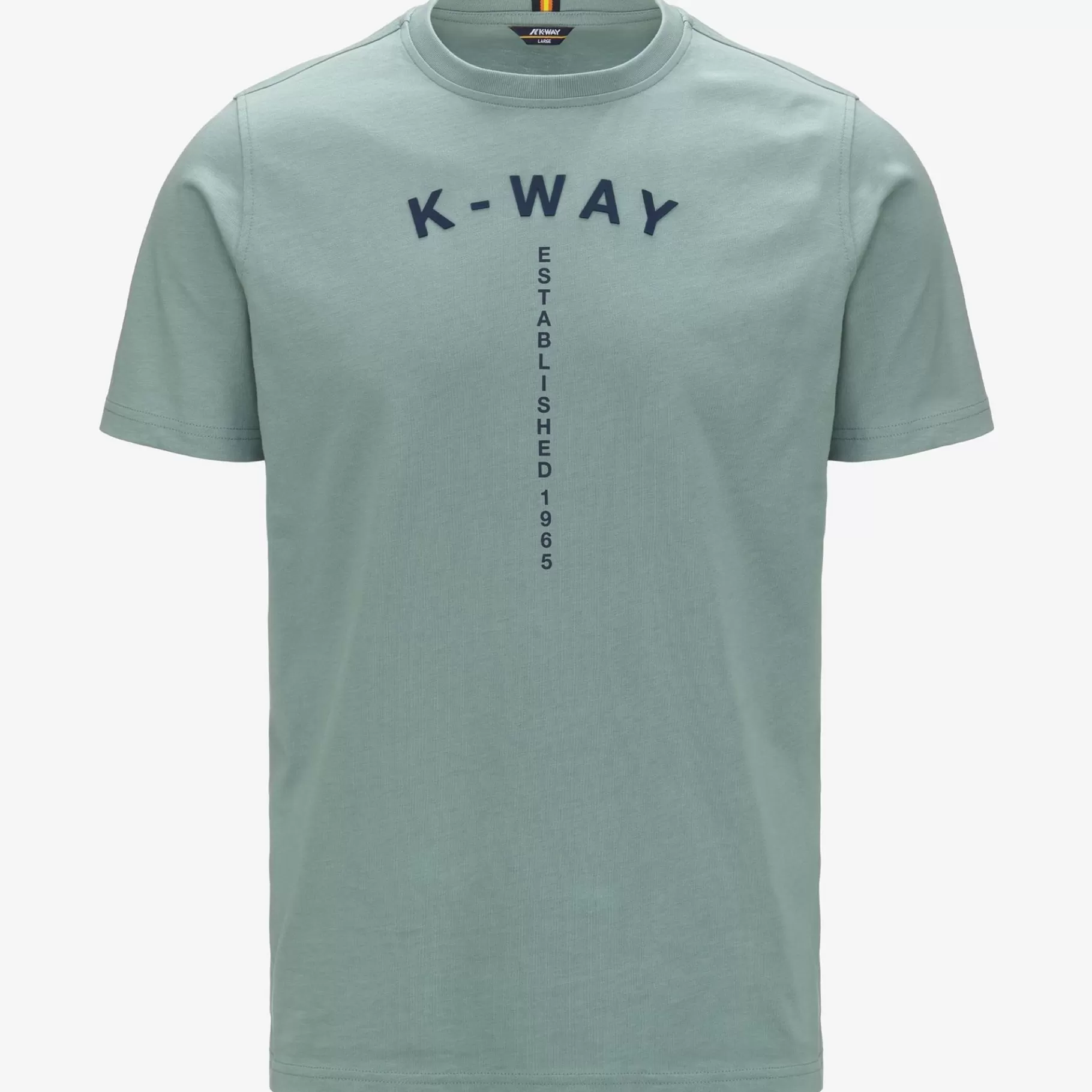 T-Shirt*K-WAY Odom Typo Est. - T-Shirtstop - T-Shirt - Man - Green Mold