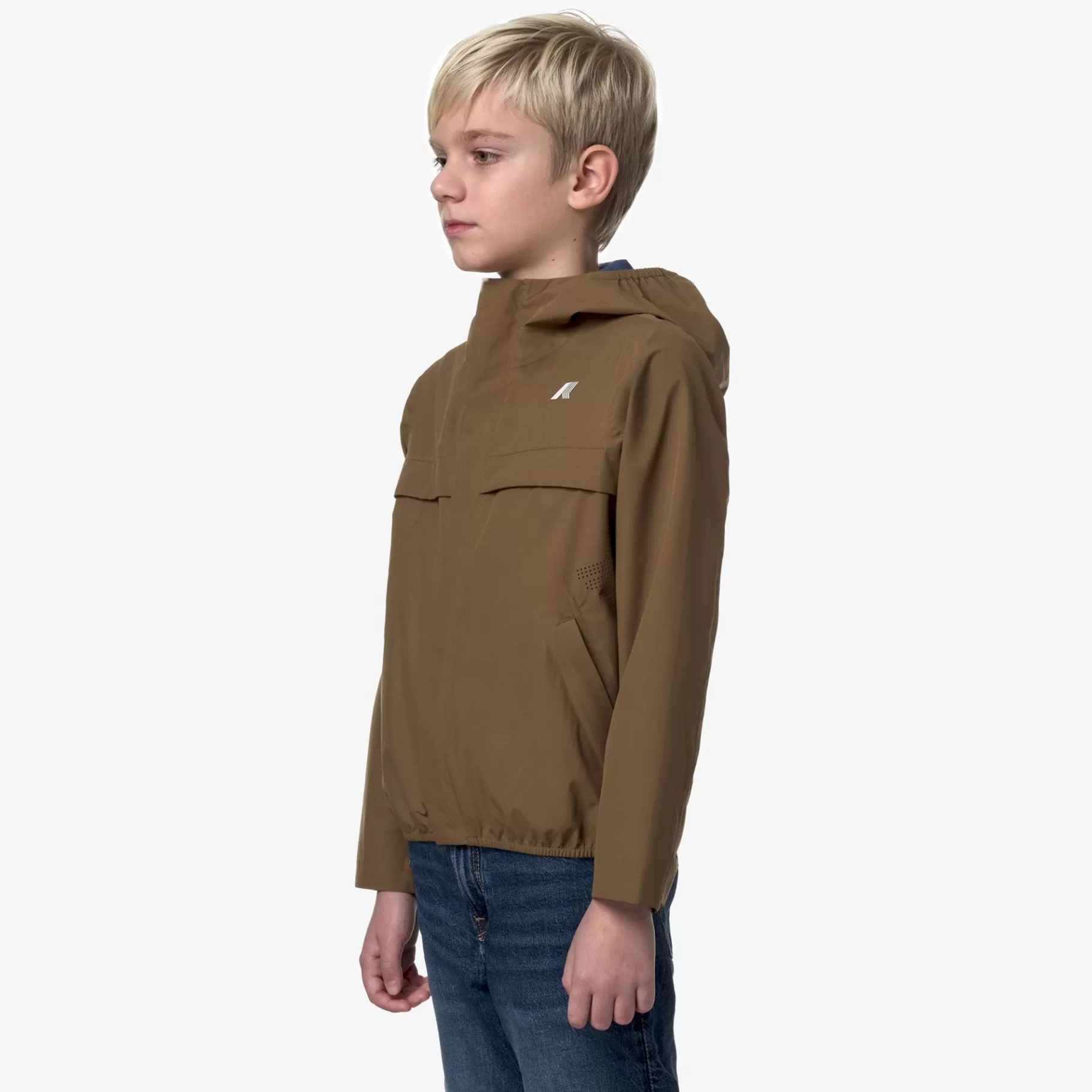 Short Jackets*K-WAY P. Arnaud Eco Sd Contrast - Jackets - Short - Boy - Brown C-Blue F