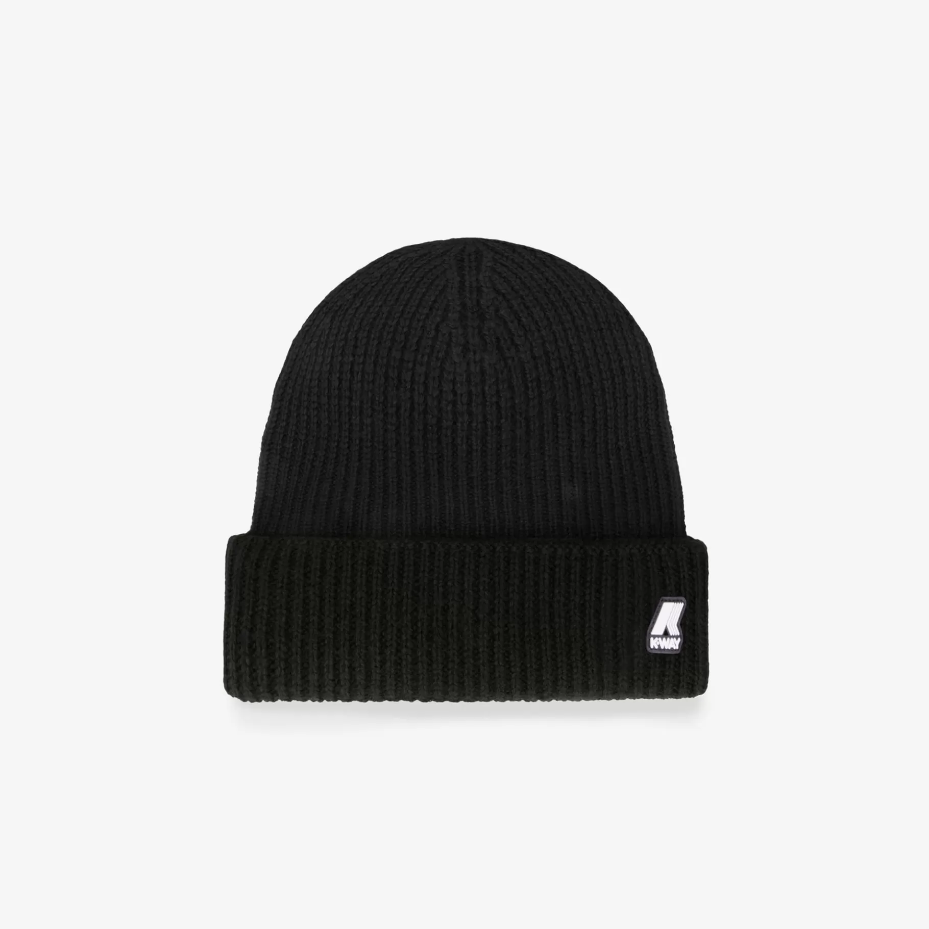 Beanies And Hats*K-WAY P. Brice Cardigan Stitch - Headwear - Hat - Kid Unisex - Black Pure