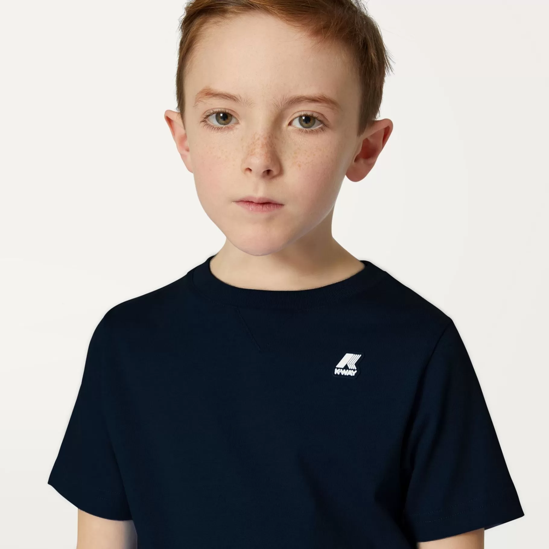 T-Shirt*K-WAY P. Edwing Round Sleeves Three Pack - T-Shirtstop - T-Shirt - Boy - Blue D-Green Bl-Black