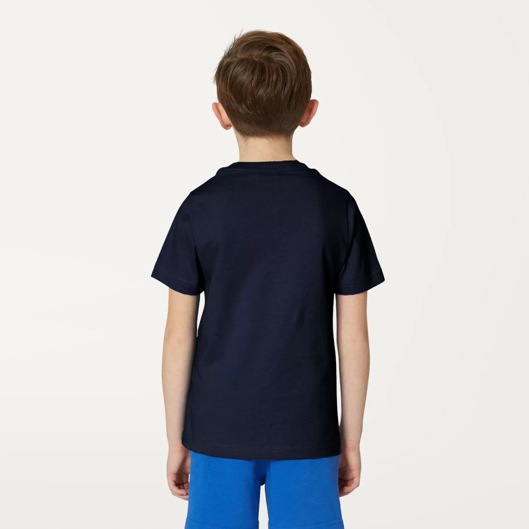 T-Shirt*K-WAY P. Edwing Round Sleeves Three Pack - T-Shirtstop - T-Shirt - Boy - Blue D-Green Bl-Black