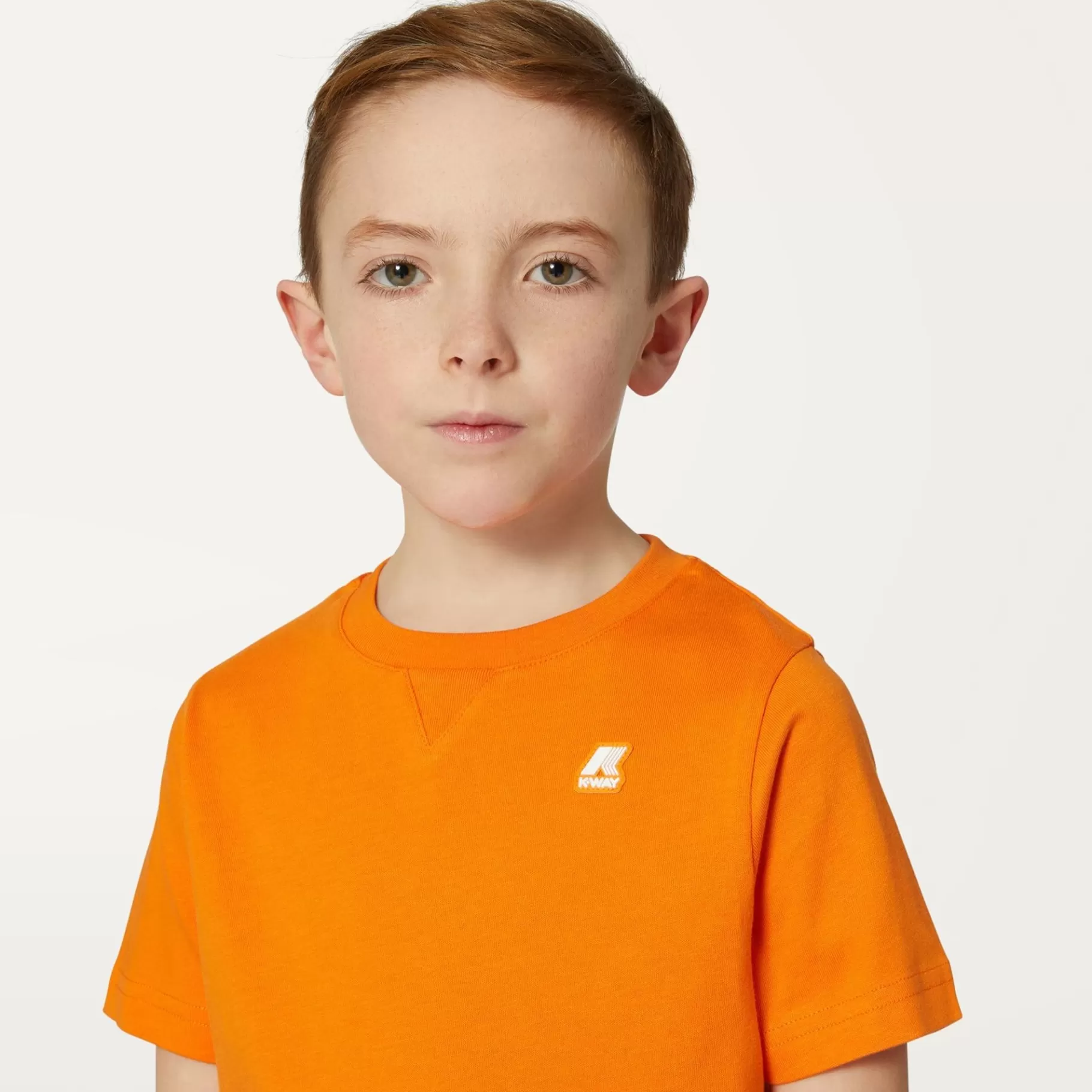 T-Shirt*K-WAY P. Edwing Round Sleeves Three Pack - T-Shirtstop - T-Shirt - Boy - Blue D-Orange-Yellow
