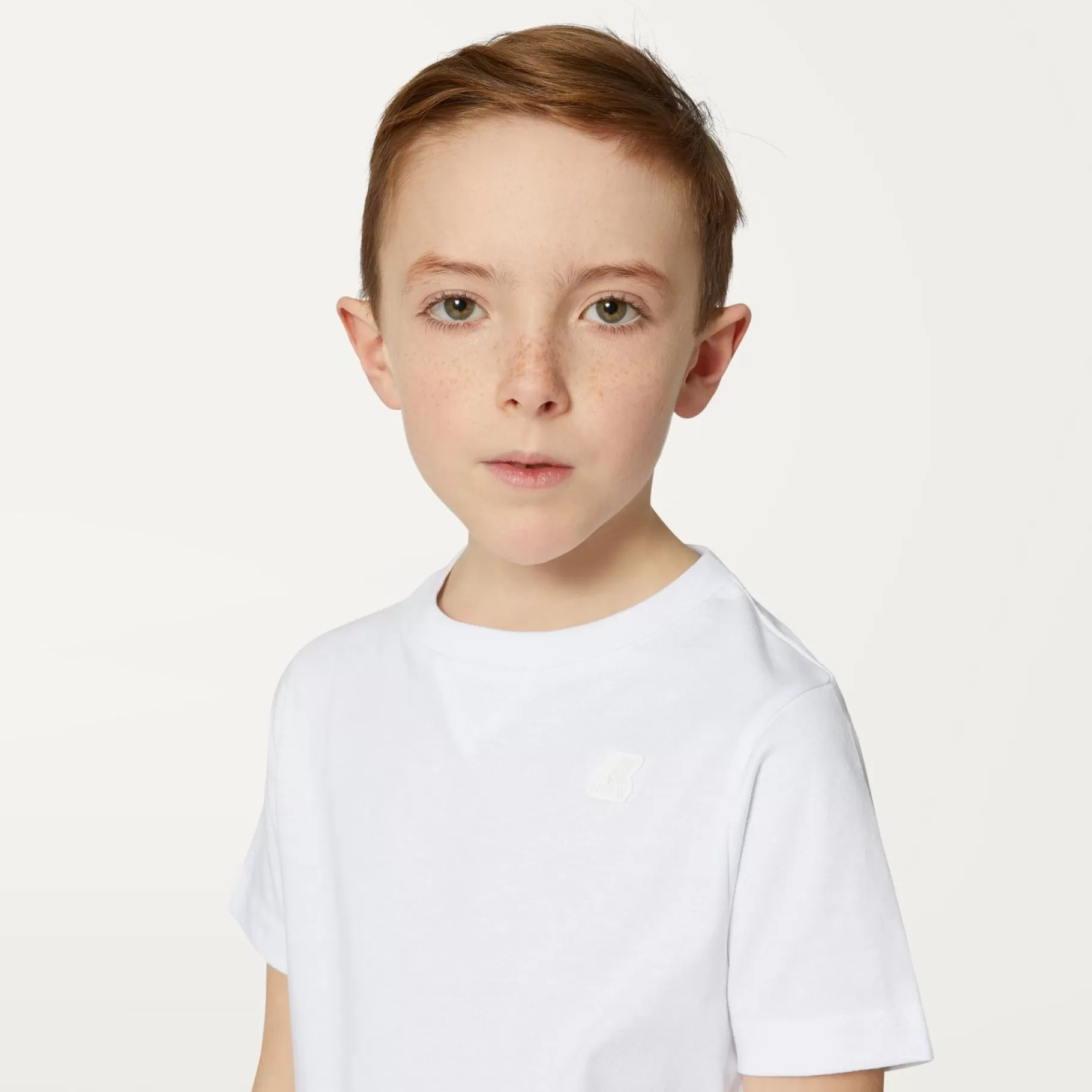 T-Shirt*K-WAY P. Edwing Round Sleeves Three Pack - T-Shirtstop - T-Shirt - Boy - White-Orange Russet-Blue Ultramarine