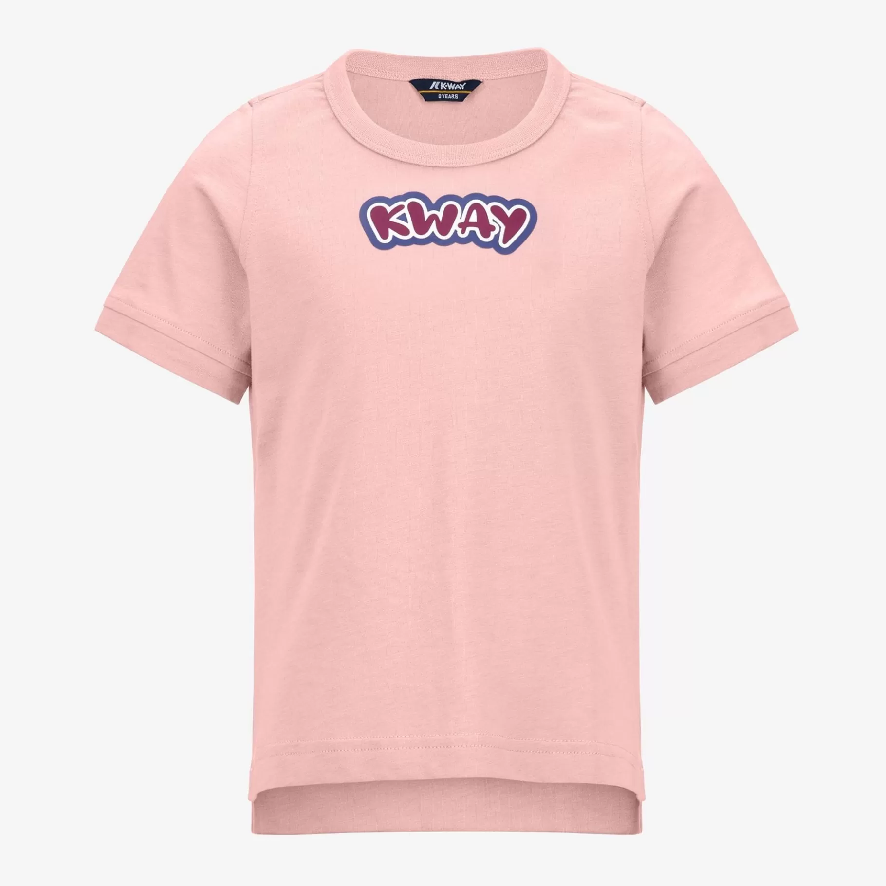 T-Shirt*K-WAY P. Emel Graphic - T-Shirtstop - T-Shirt - Girl - Pink Ash