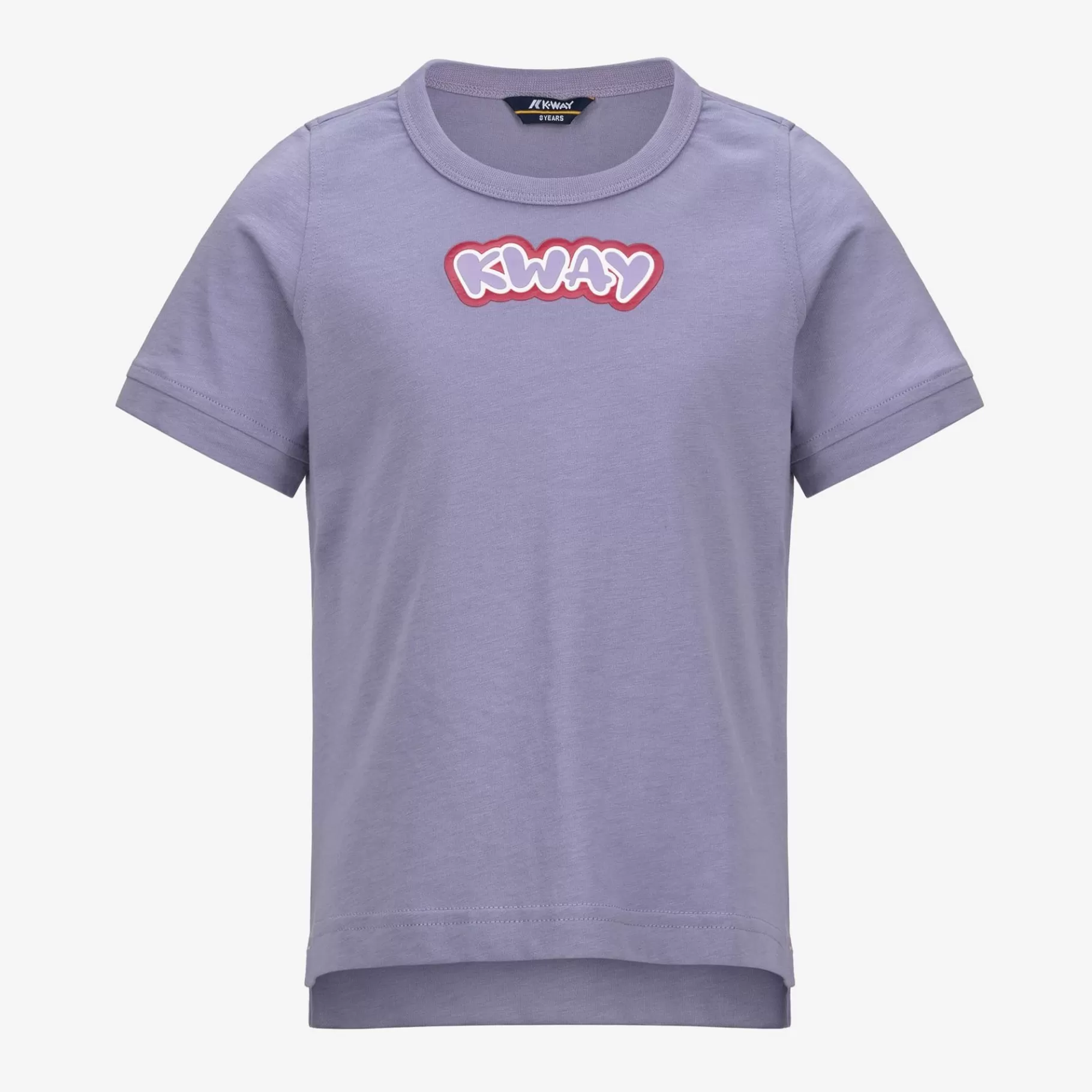 T-Shirt*K-WAY P. Emel Graphic - T-Shirtstop - T-Shirt - Girl - Violet Glicine