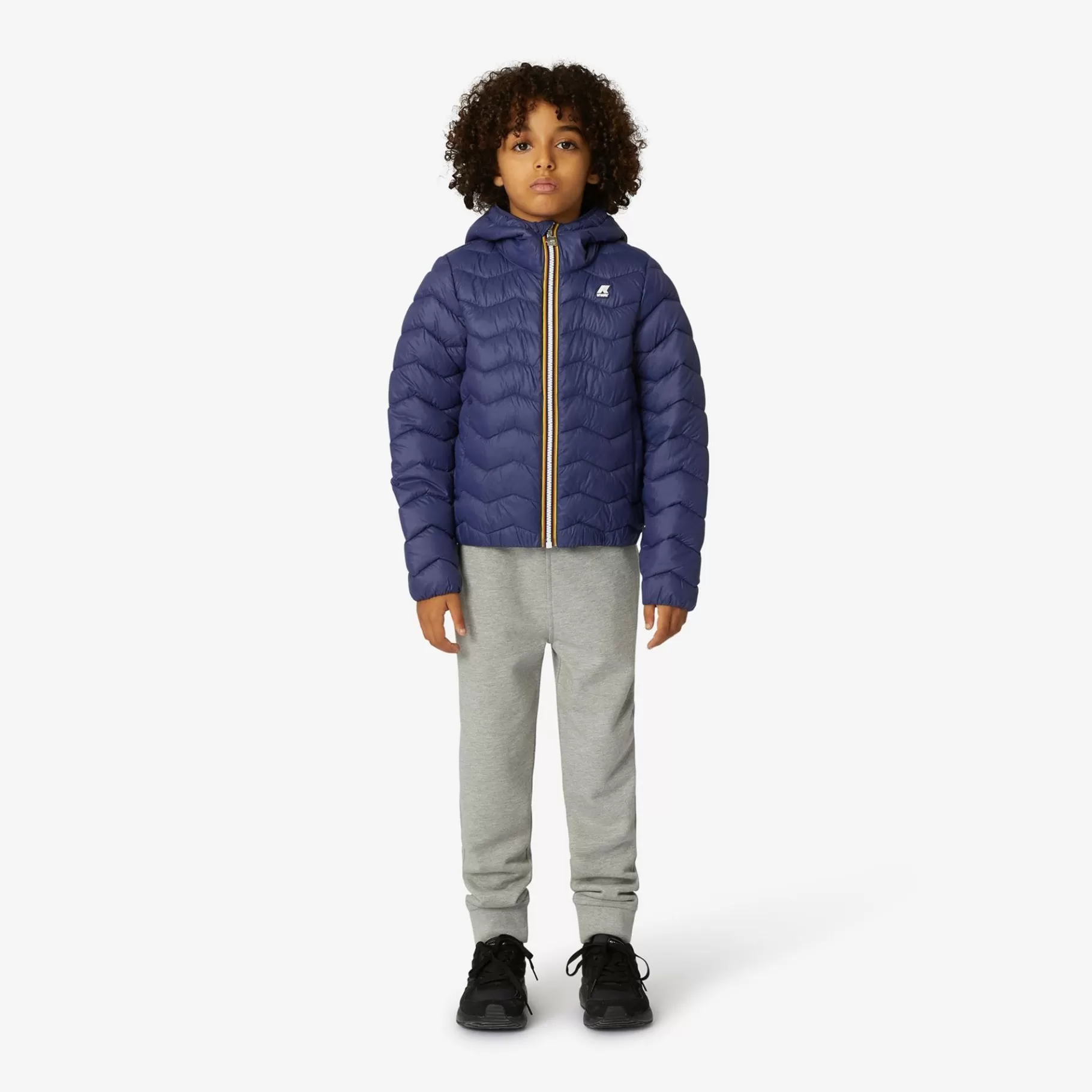 Short Jackets*K-WAY P. Jack Quilted Warm - Jackets - Short - Boy - Blue Medieval