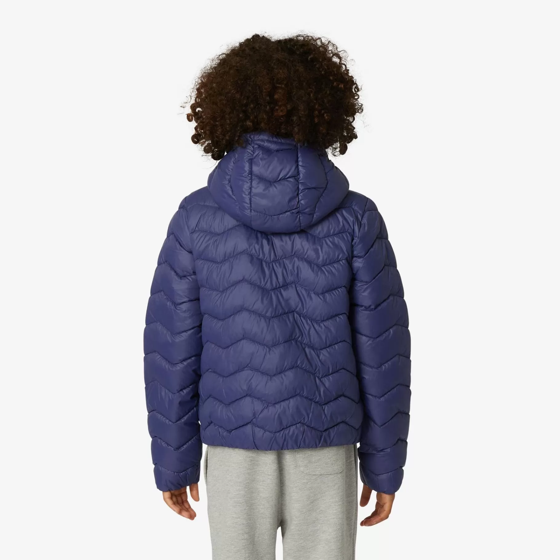 Short Jackets*K-WAY P. Jack Quilted Warm - Jackets - Short - Boy - Blue Medieval