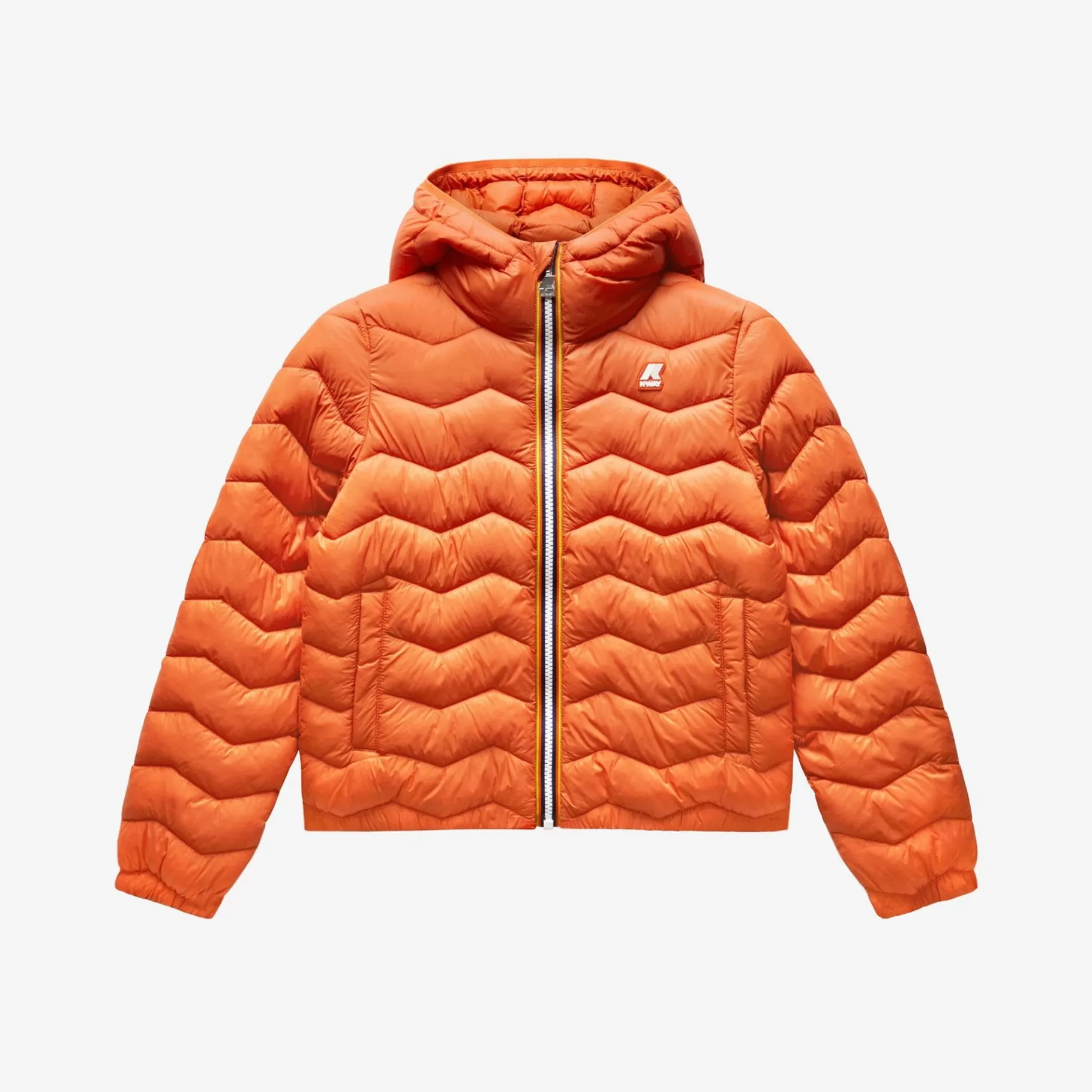 Short Jackets*K-WAY P. Jack Quilted Warm - Jackets - Short - Boy - Orange Copper