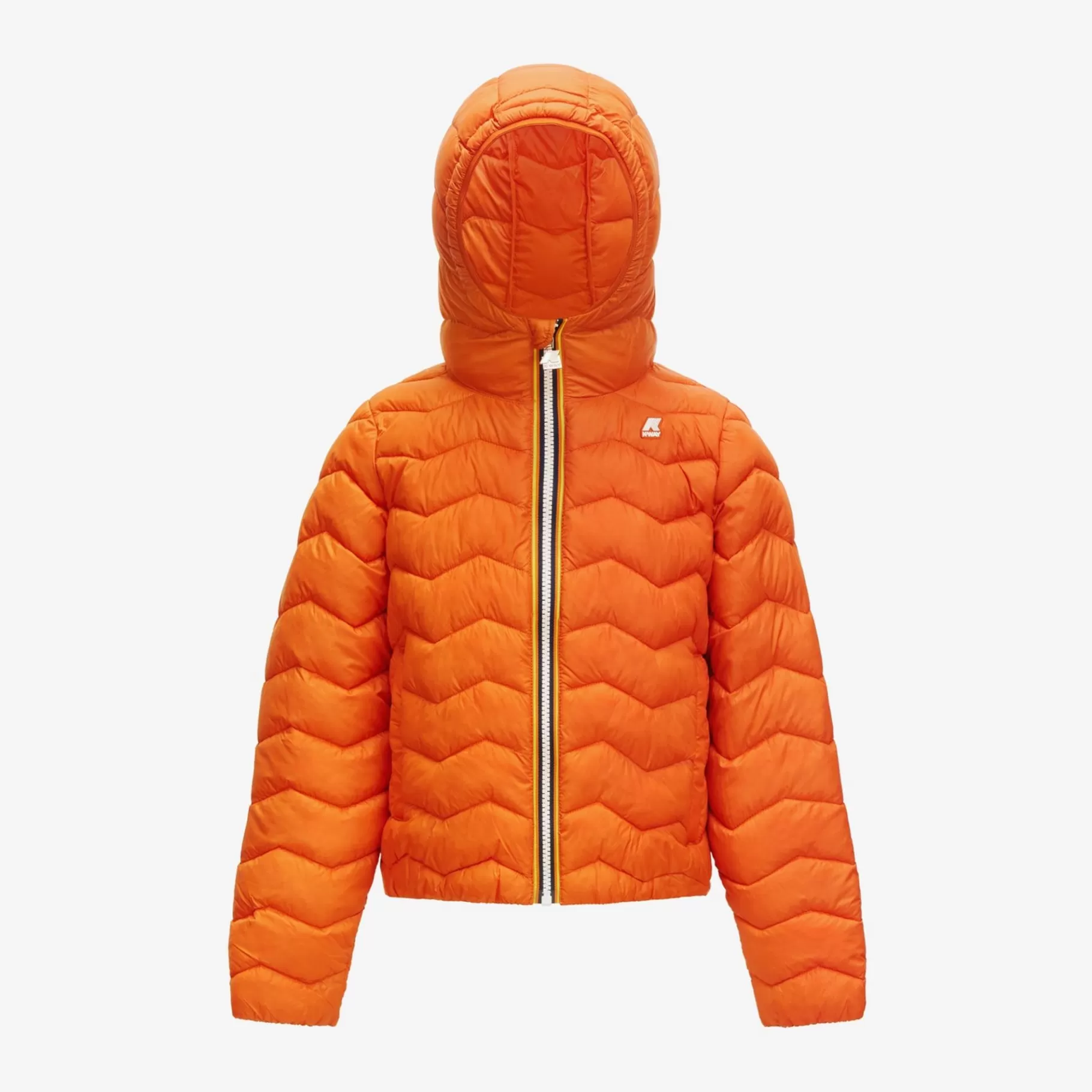 Short Jackets*K-WAY P. Jack Quilted Warm - Jackets - Short - Boy - Orange Rust
