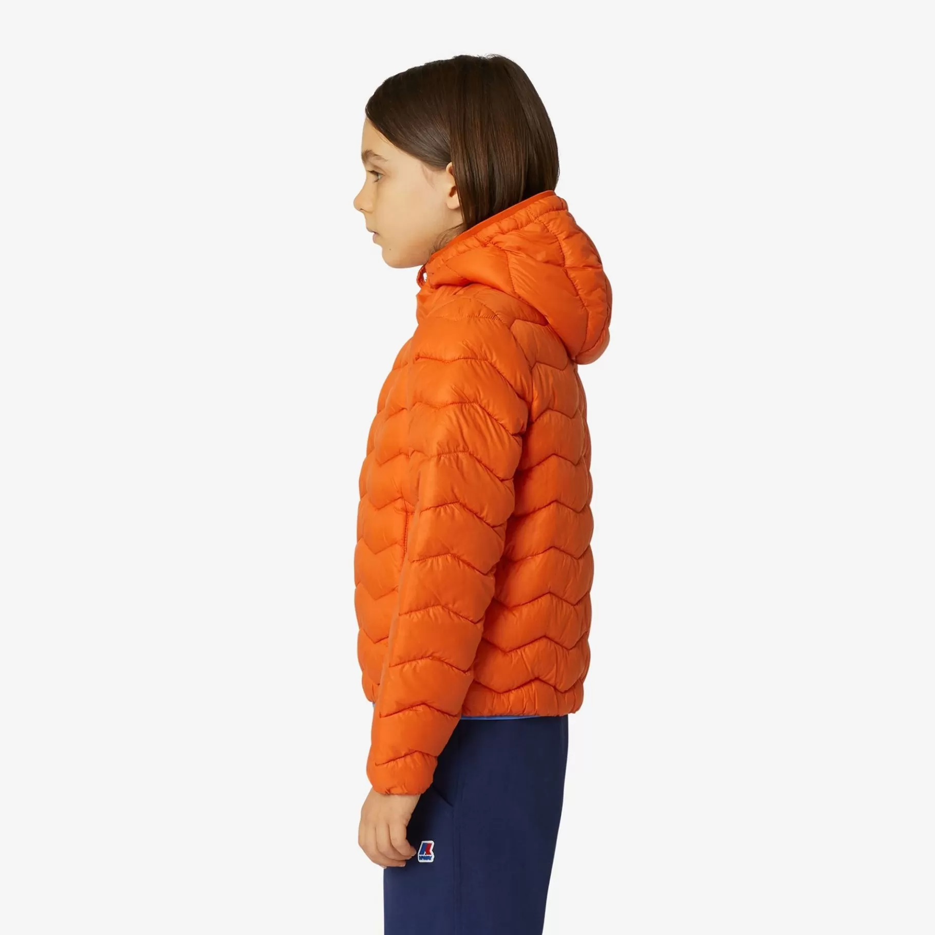 Short Jackets*K-WAY P. Jack Quilted Warm - Jackets - Short - Boy - Orange Rust