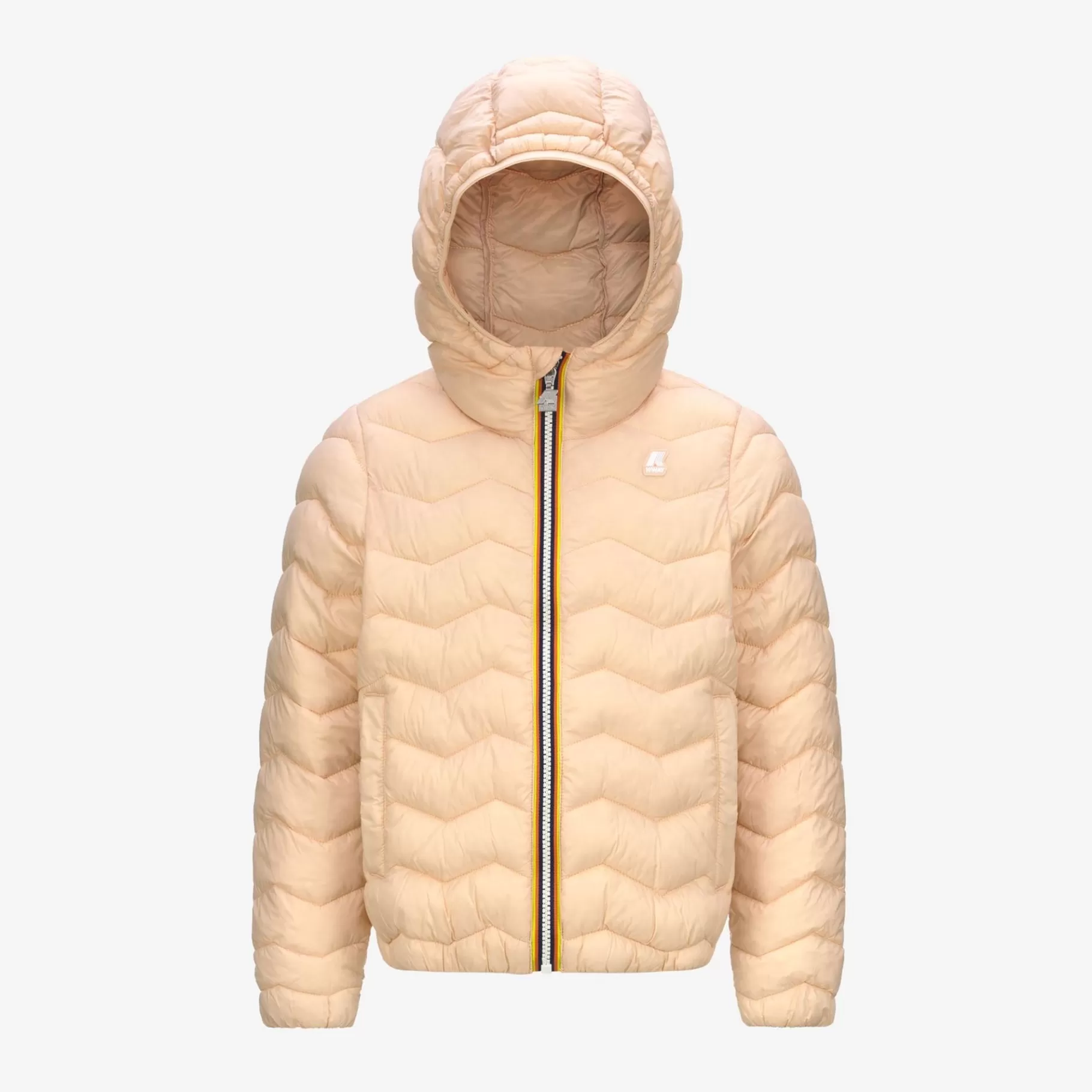 Short Jackets*K-WAY P. Jack Quilted Warm - Jackets - Short - Boy - Pink Amber