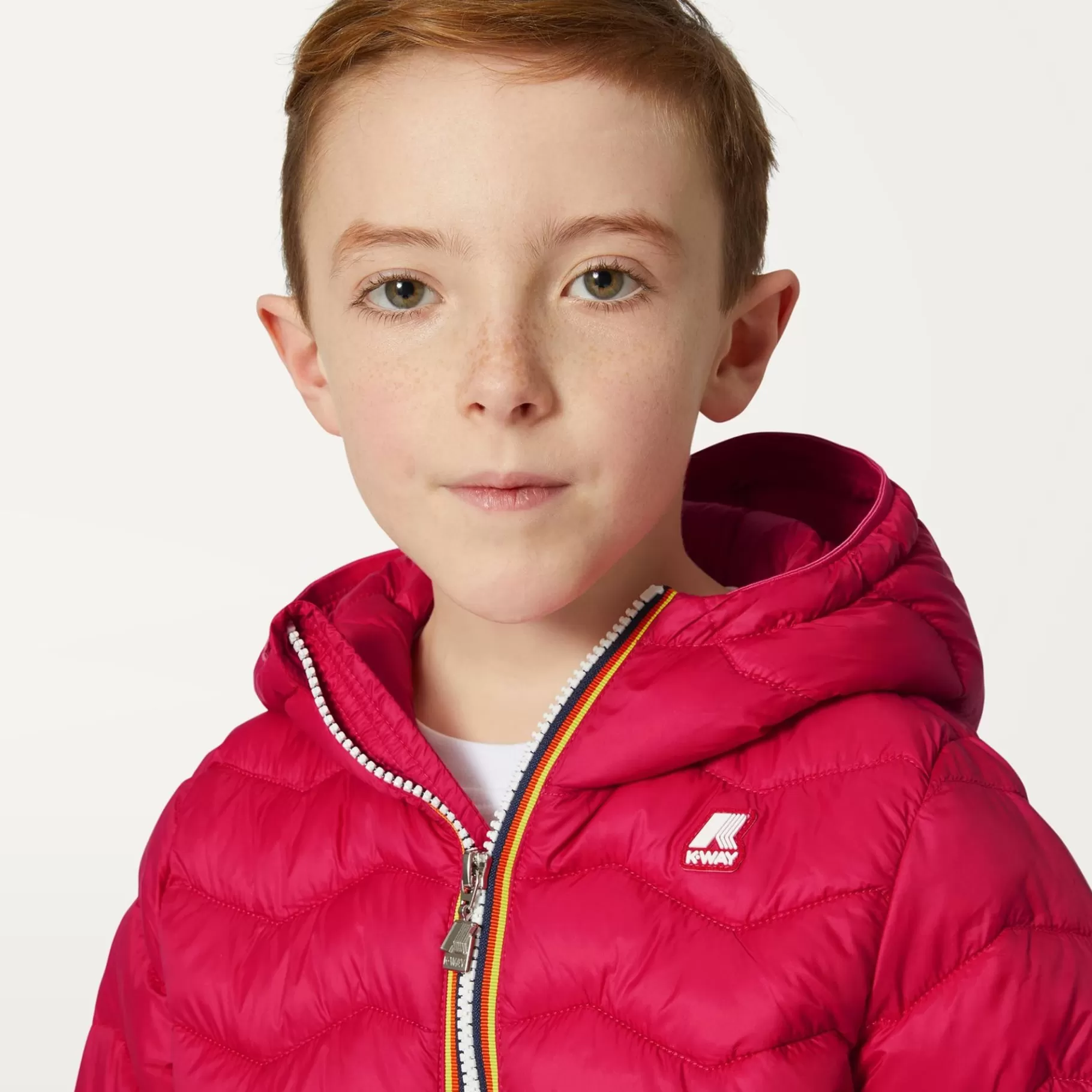 Short Jackets*K-WAY P. Jack Quilted Warm - Jackets - Short - Boy - Red Berry