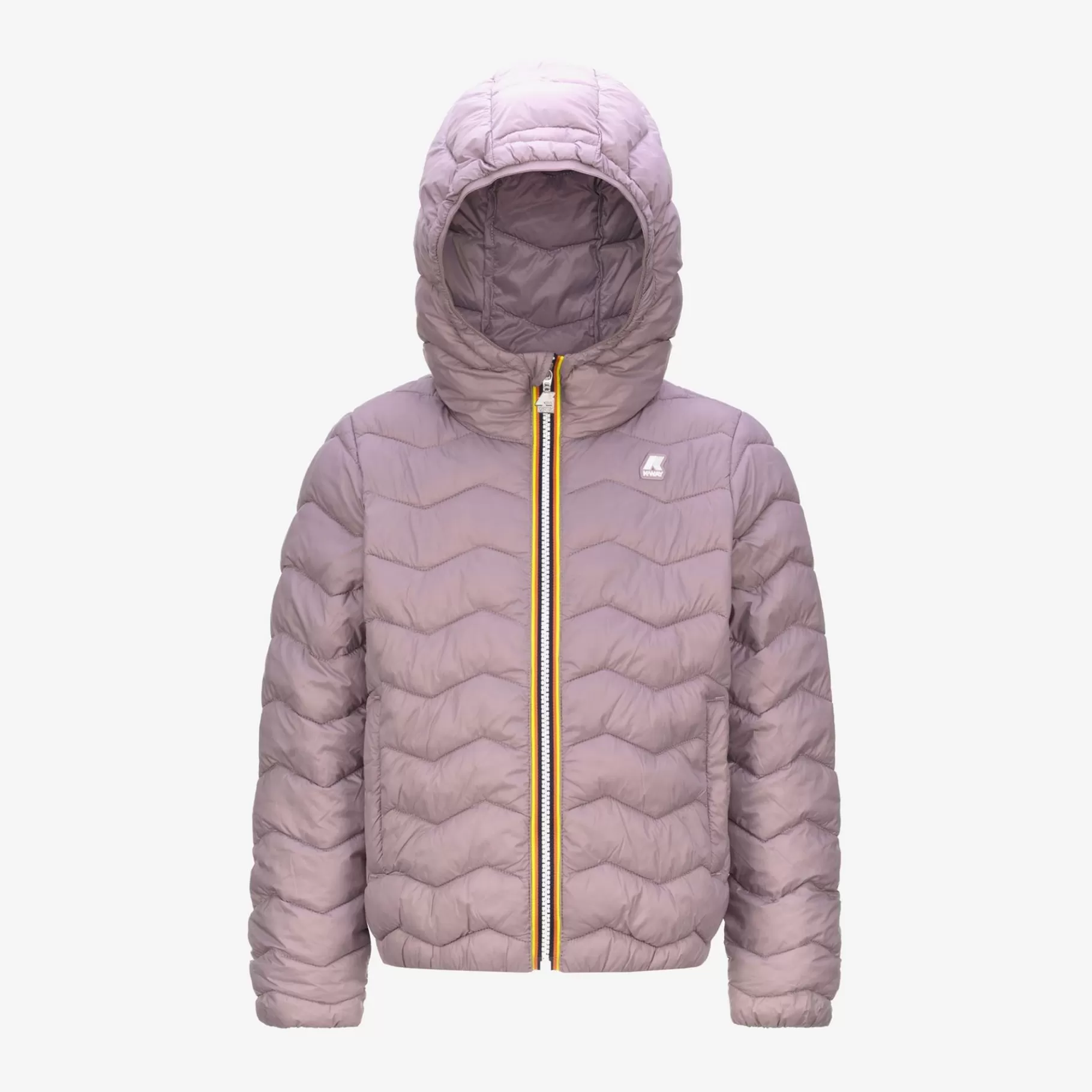 Short Jackets*K-WAY P. Jack Quilted Warm - Jackets - Short - Boy - Violet Dusty