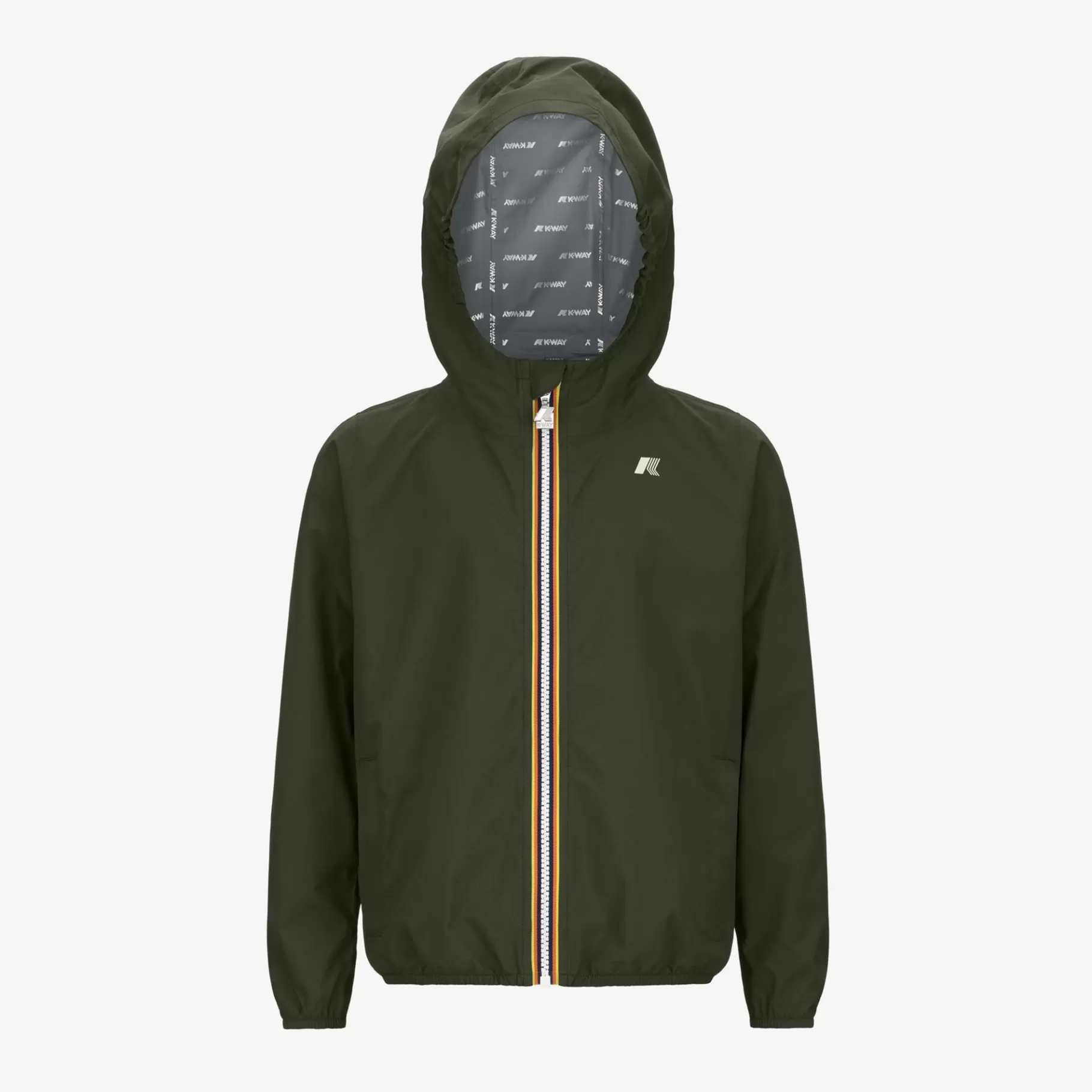 Short Jackets*K-WAY P. Jack Stretch Dot - Jackets - Short - Boy - Green Blackish
